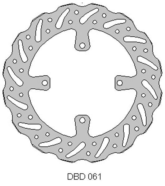Delta MX front brake disc fits Kaw KX250/450F 15-17