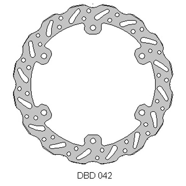 Delta MX front brake disc for TM85 01 - 13 and TM125-530 01 - 13