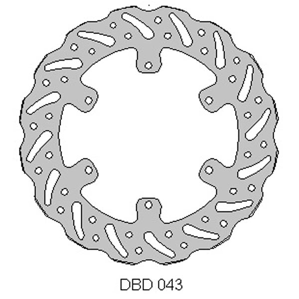 Delta rear brake discs for TM125 01 - 13,TM250 350 01 - 03