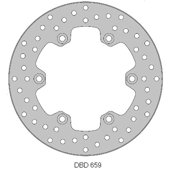 DELTA STREET BRAKE DISC REAR DBD659 WR125R 10-14