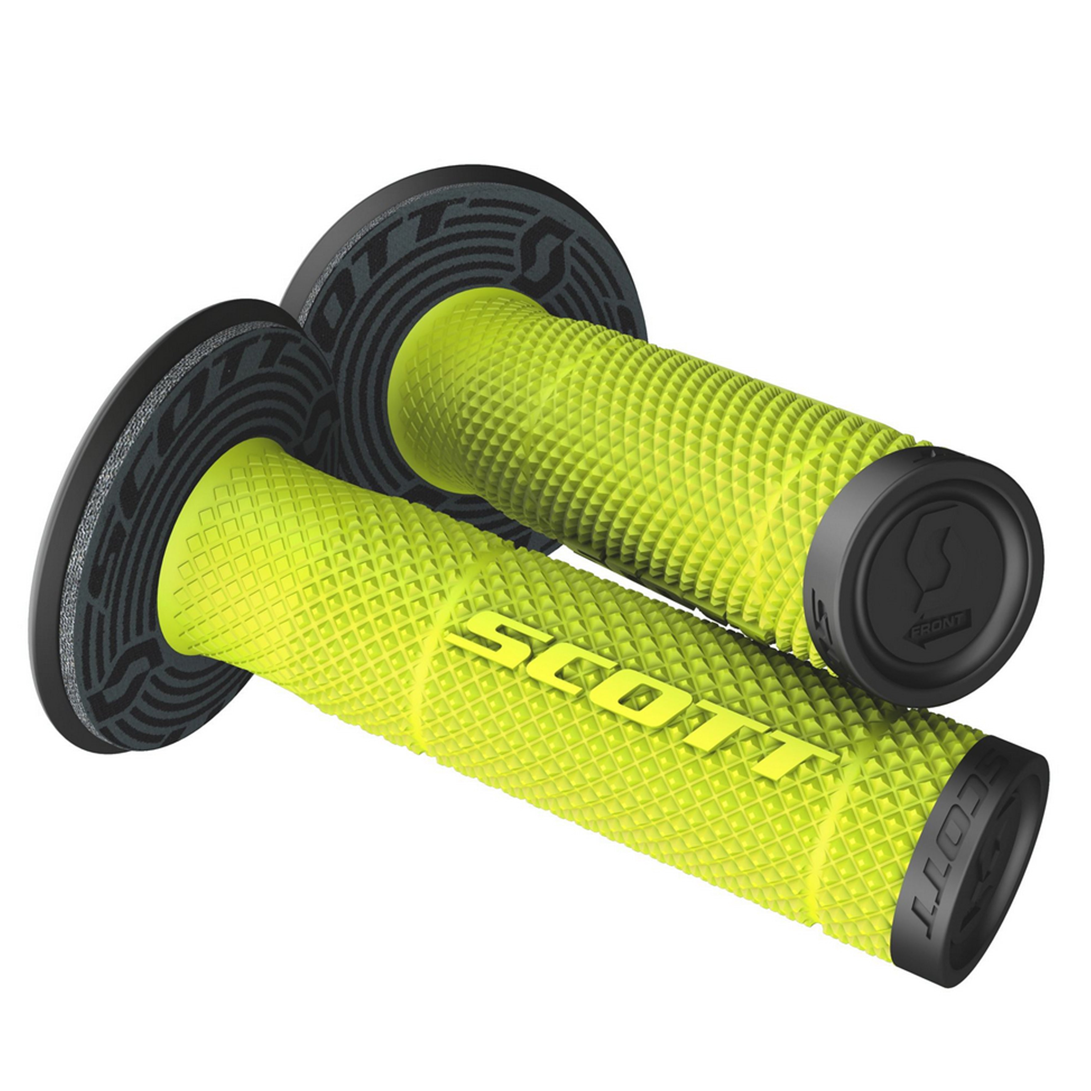 Scott Goggles SCOTT MX SXII GRIPS 22/25mm, BLACK/NEON YELLOW, SC310024