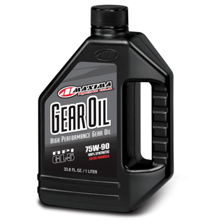 Maxima Synthetic Gear Oil 75W90 100% Est Synth 1 Litre M Orange