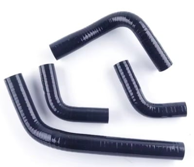 Dirt Racing Hose Kit 4PCS 04-09 CRF250 04-16 CRF250X Black Silicone Radiator Hose Kits