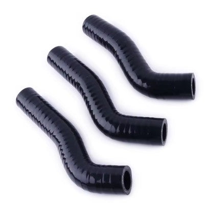 Dirt Racing Radiator Hose Kit 3PCS Black 07-12 Ktm SX-F XC-F 250 Silicone 77035027100 77035025000 77035024000