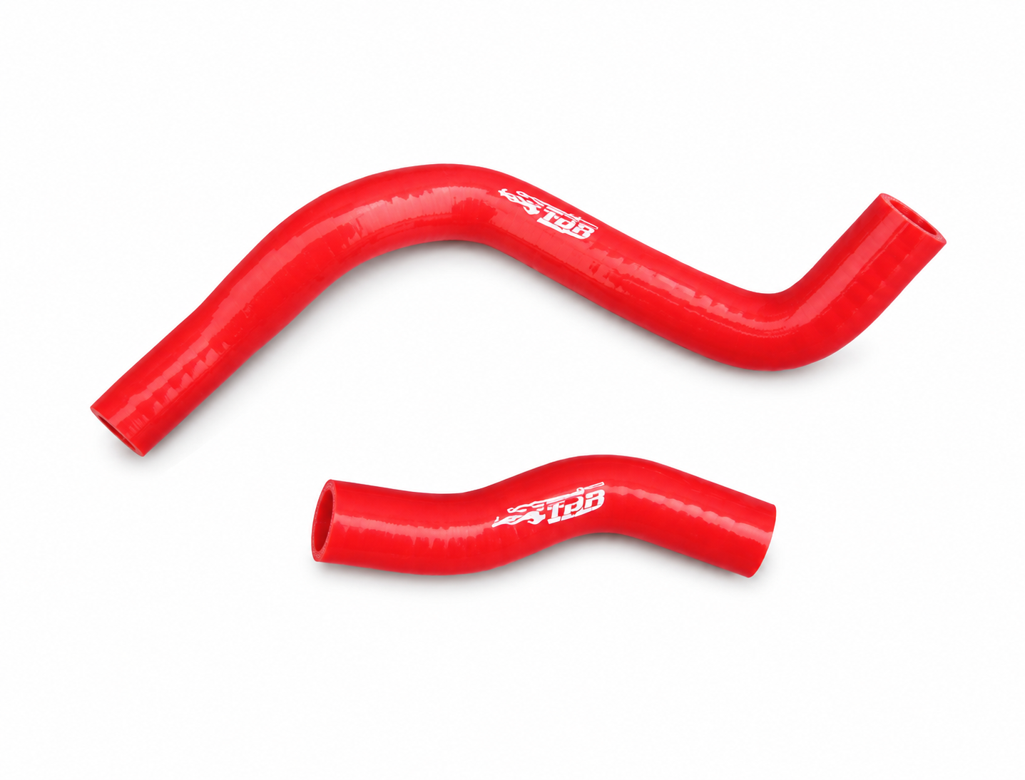 Dirt Racing Radiator Hose Kit 2PCS Red 97-99 Honda CR250R Silicone 19062-KZ3-J00 19067-KZ3-B00