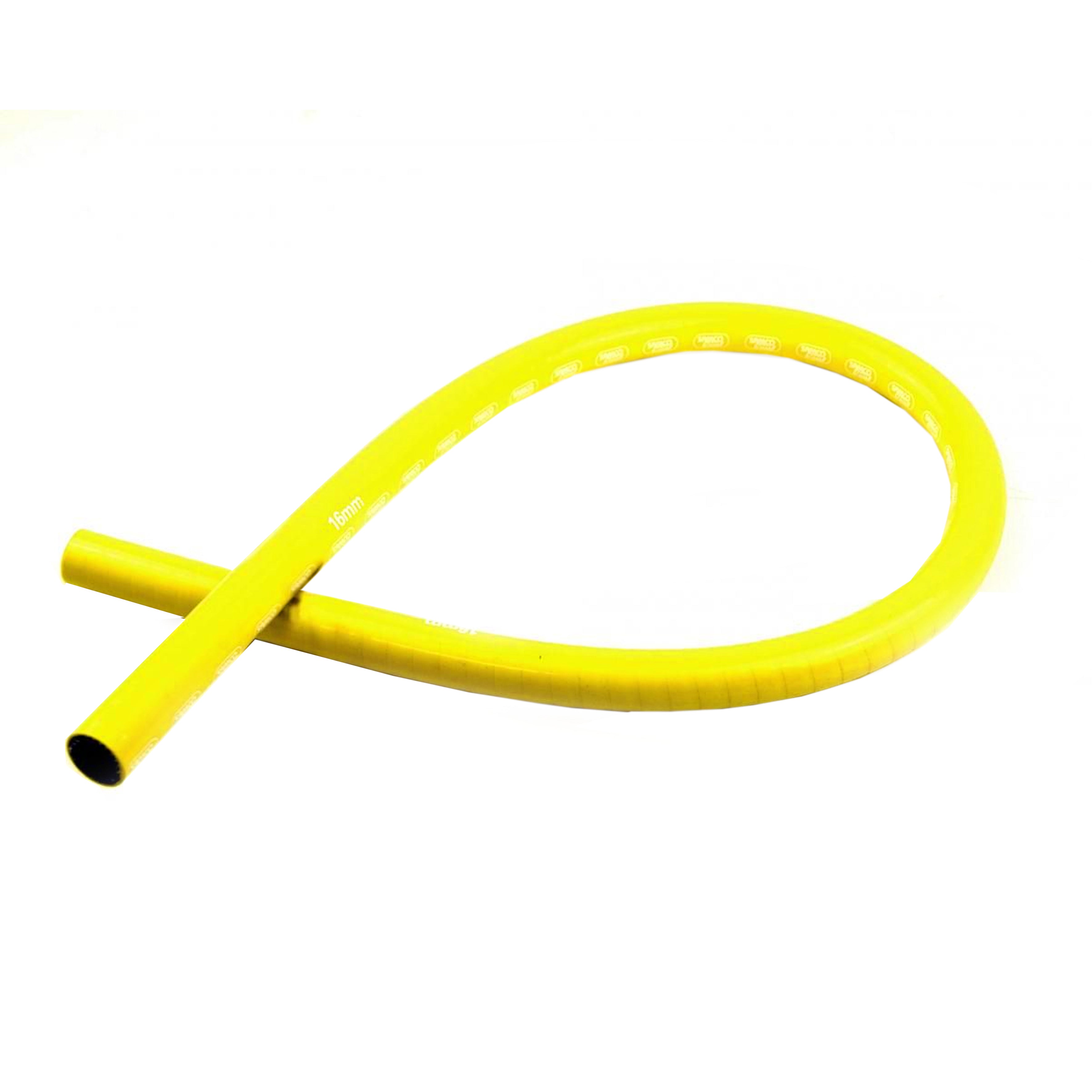 Auto Silicone Hose Silicone Hose 16mm 1 Meter, Yellow, Universal Air, Water, Intake