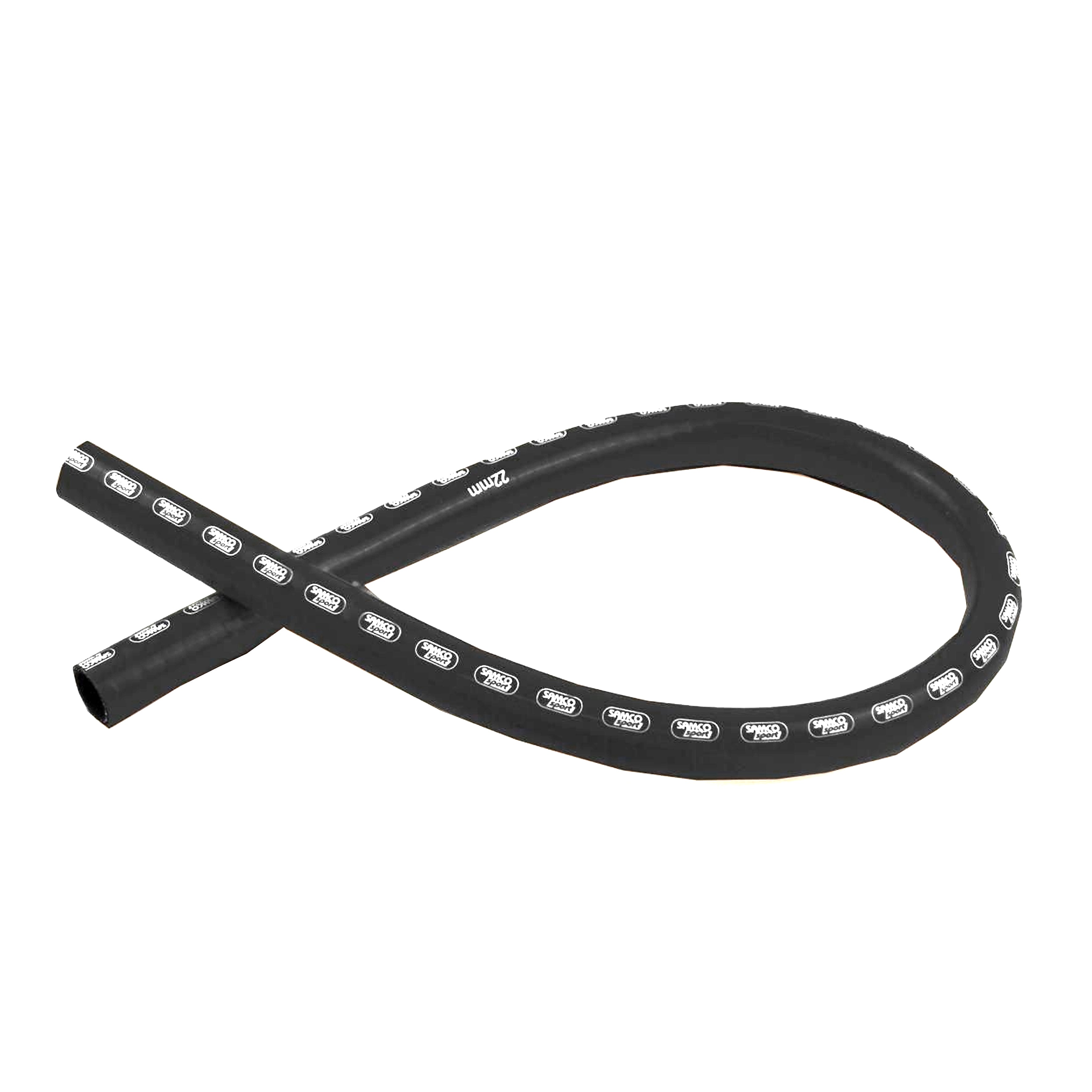 Auto Silicone Hose Silicone Hose 22mm 1 Meter, Black, Universal Air, Water, Intake