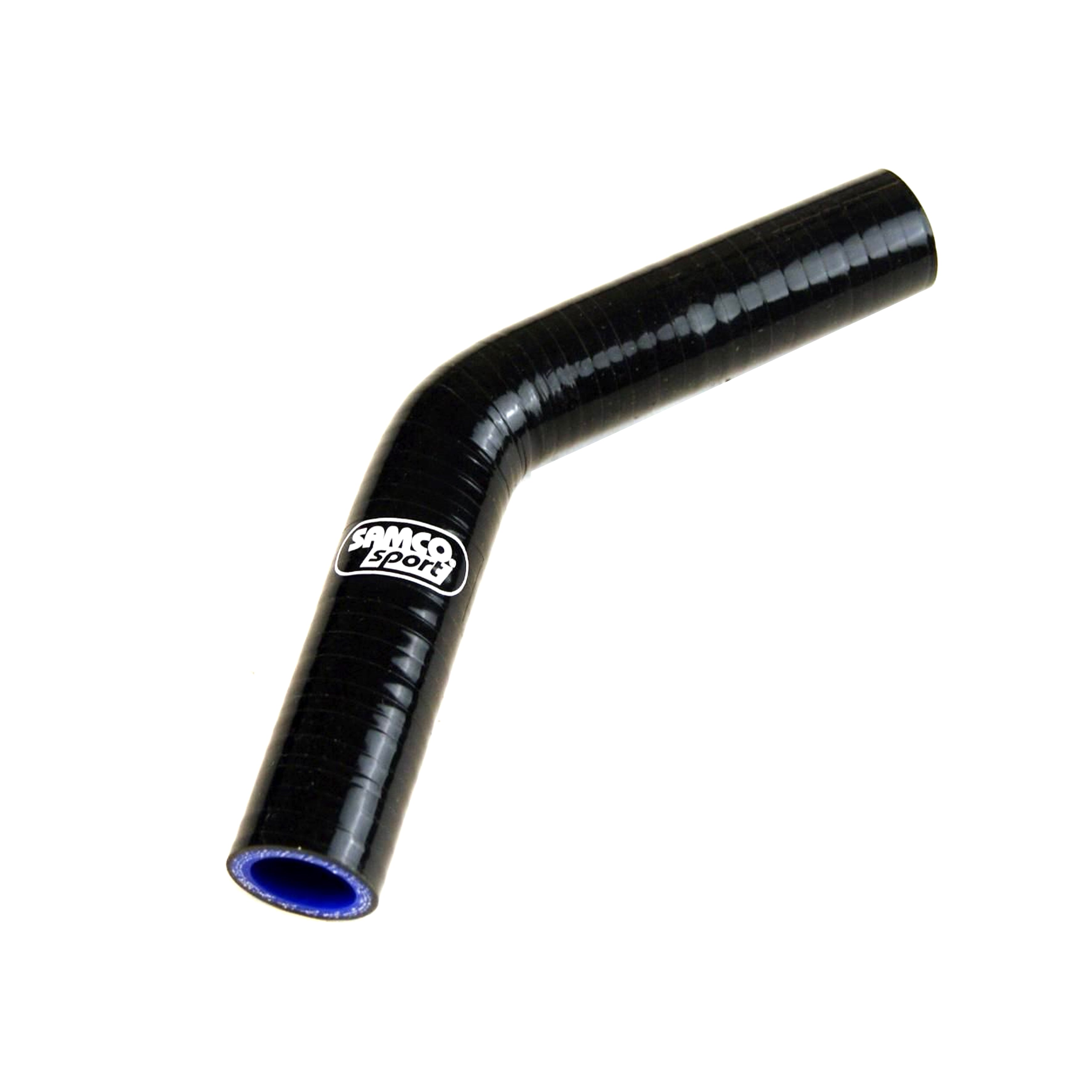 Auto Silicone Hose Silicone Hose 19mm 45 Bend, Black, Universal Air, Water, Intake