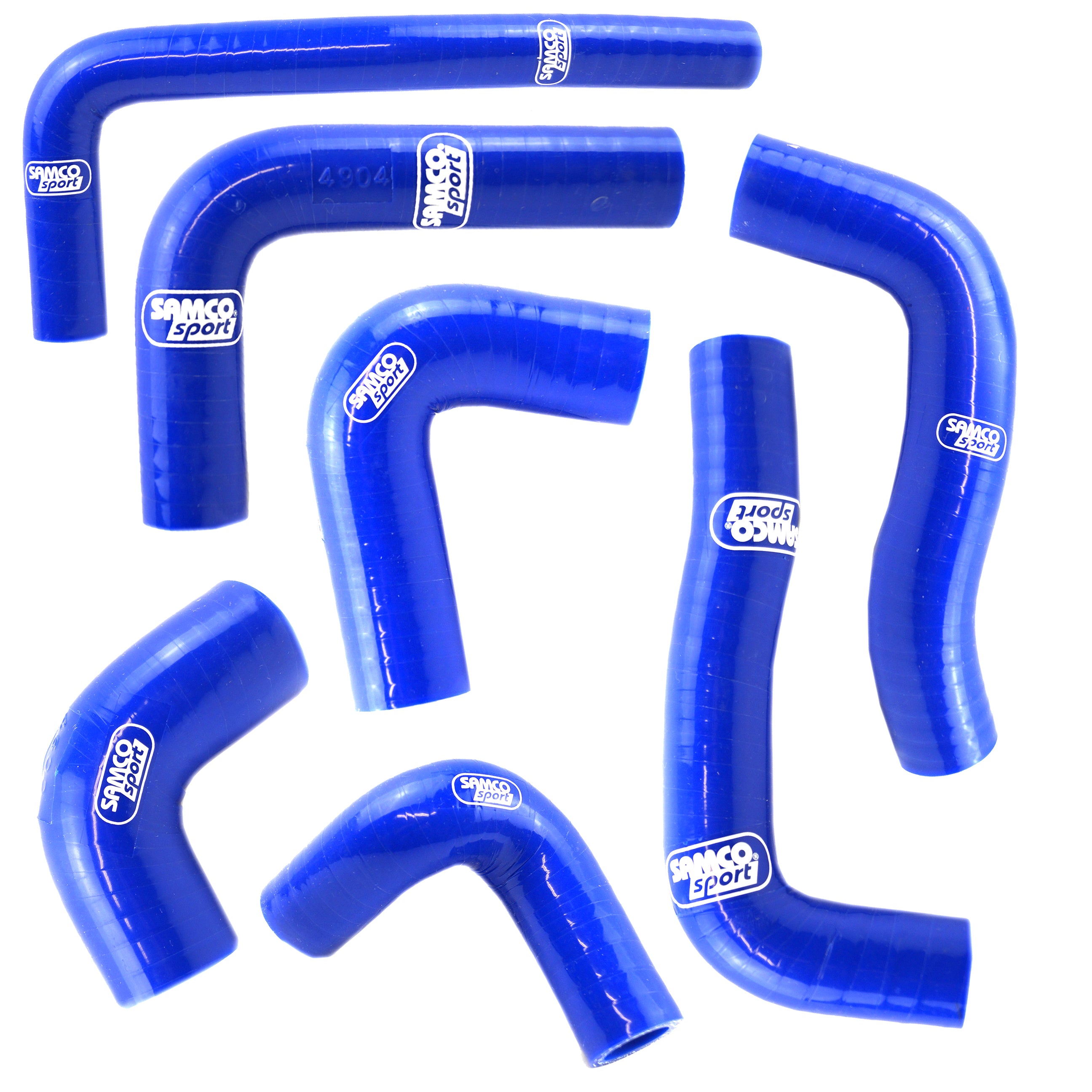 Samco Sport Coolant Hose 7 Piece Kit Blue 14-17 Beta 350 390 430 480 500 Oem Design Samco Bet-9-bu