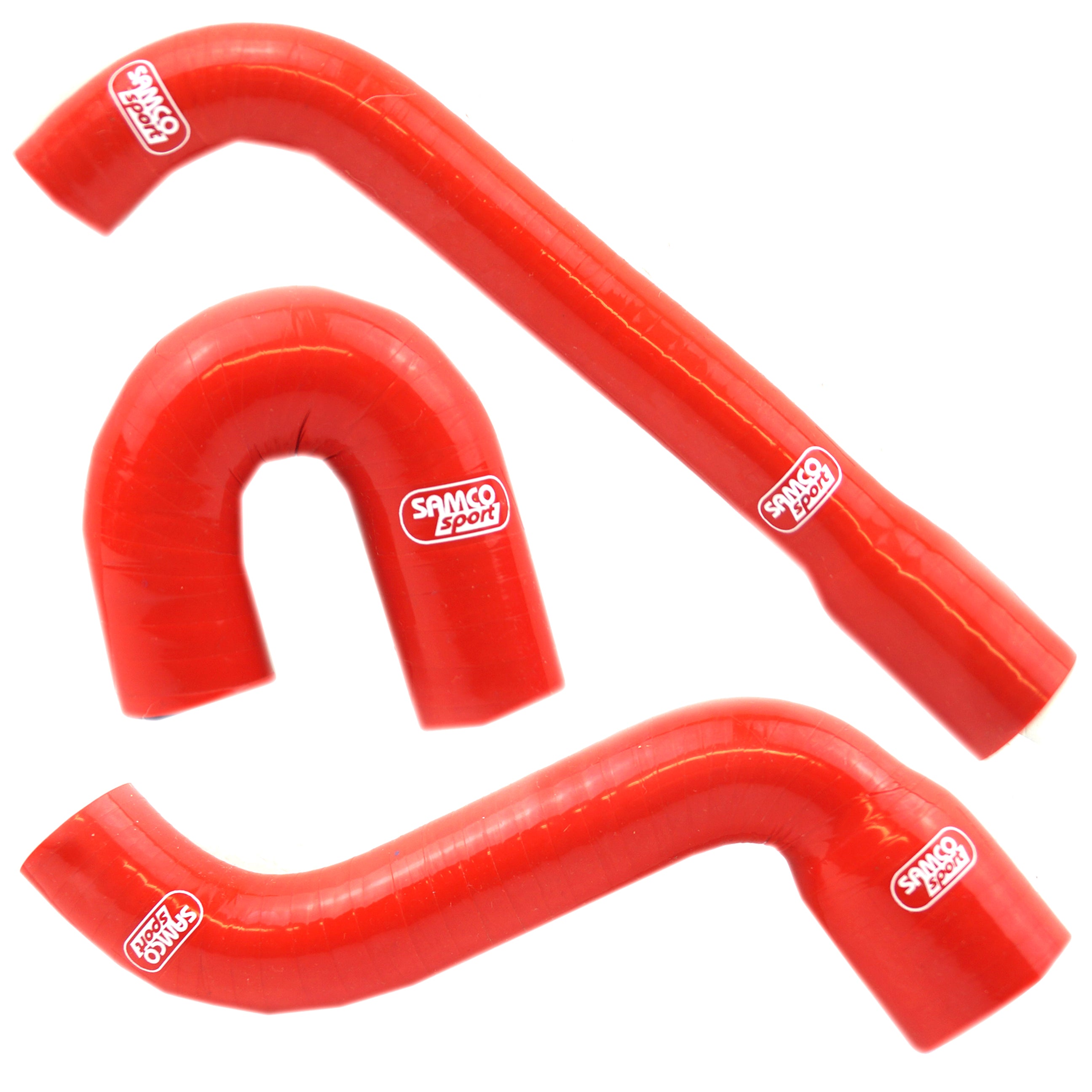 Samco Sport Coolant Hose 3 Piece Kit Red 07-11 Cobra 65 Cx Samco Sport Cob-2-rd