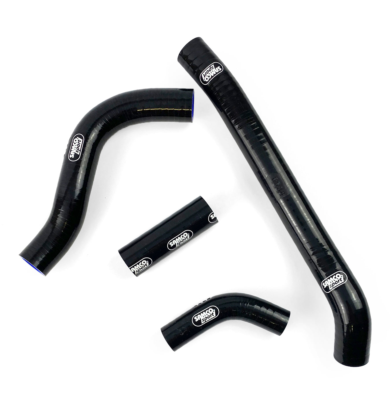 Samco Sport Coolant Hose 4 Piece Kit Black 22-26 Honda 250 CRF R Rx Samco Sport Hon-126-bk