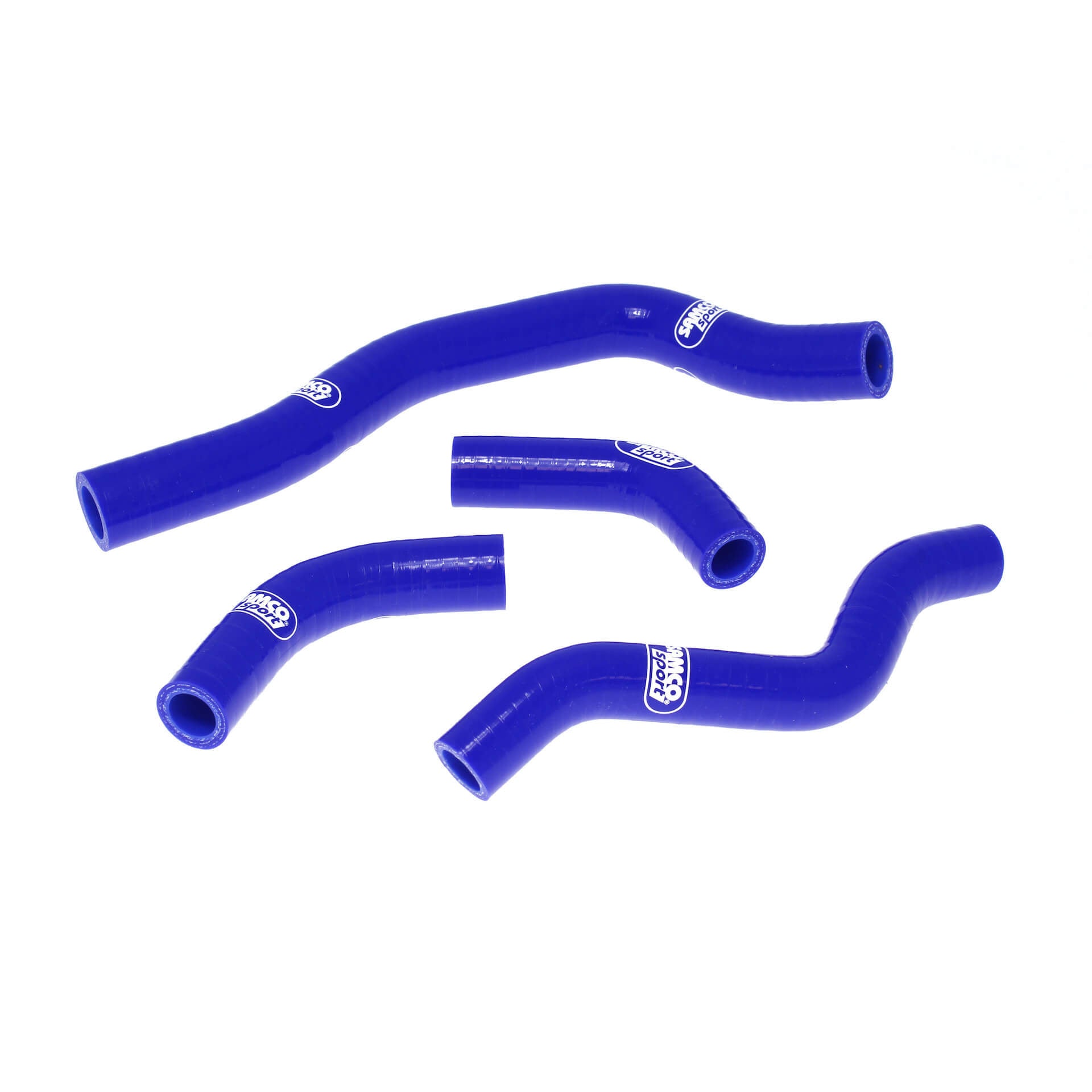 Samco Sport Coolant Hose 4 Piece Kit Blue 05-16 Honda 450 CRF X Samco Sport Hon-38-bu