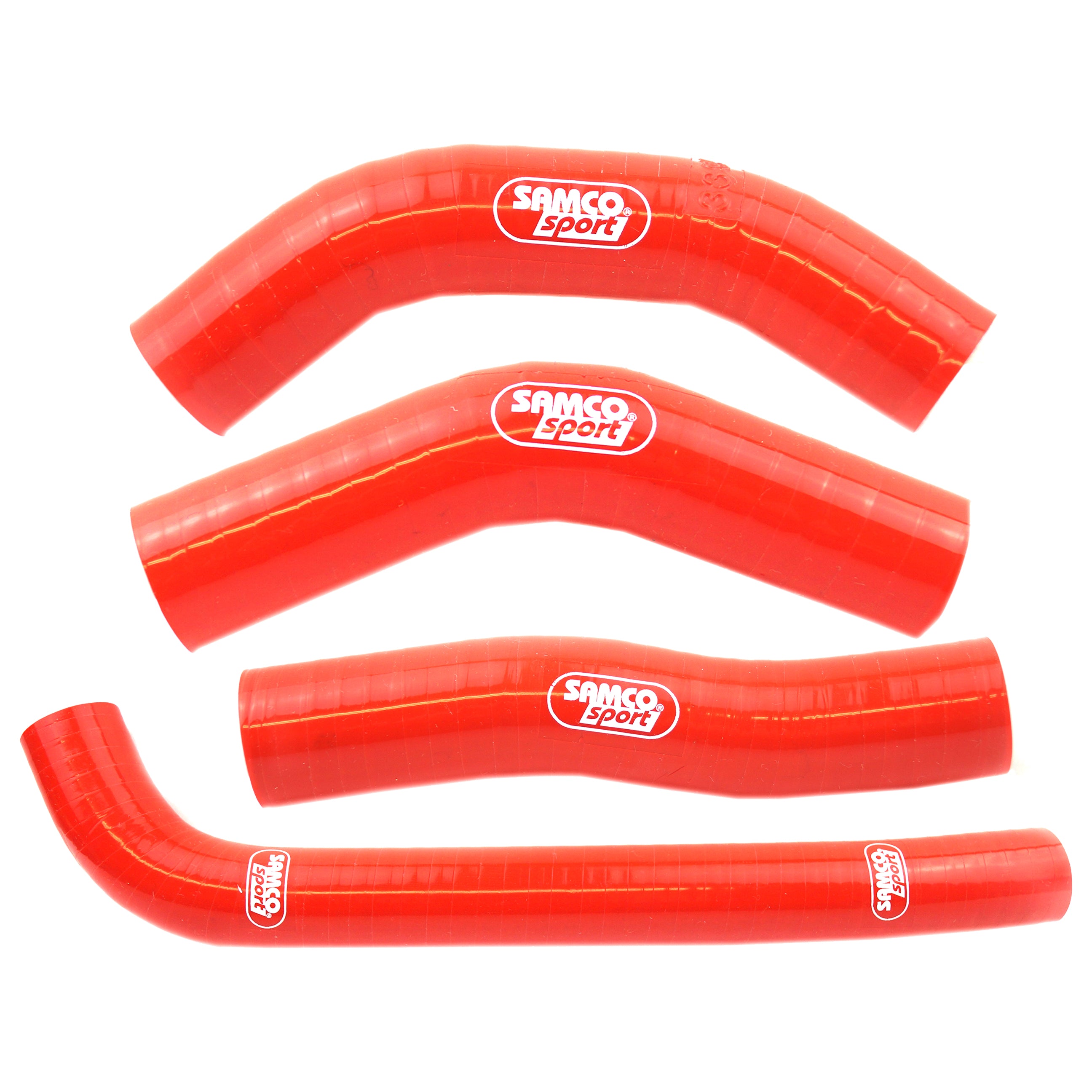 Samco Sport Coolant Hose 4 Piece Kit Red 10-13 Honda 250 CRF R Samco Sport Hon-61-rd