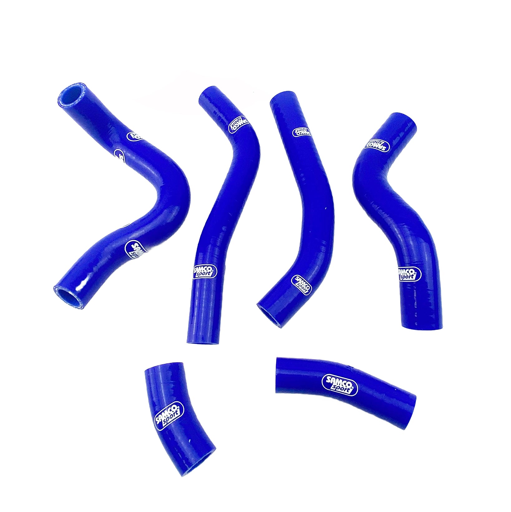 Samco Sport Coolant Hose 6 Piece Kit Blue 15-16 Honda 450 CRF R Oem Design Samco Sport Hon-96-bu