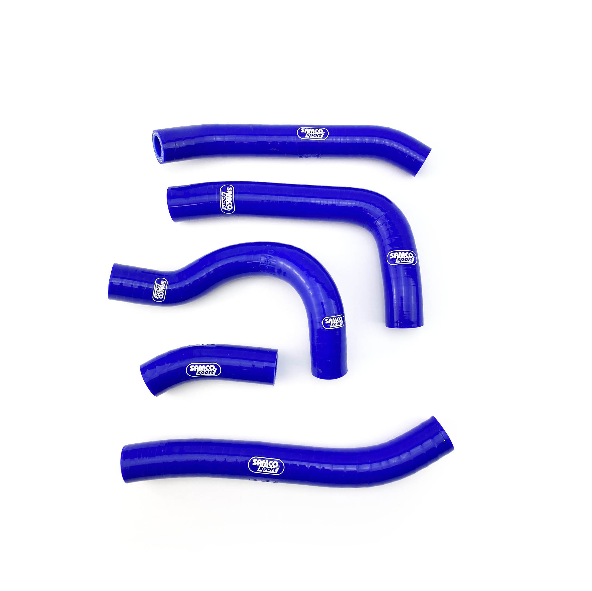 Samco Sport Coolant Hose 5 Piece Kit Blue 16-17 Honda 250 CRF R Oem Design Samco Sport Hon-104-bu