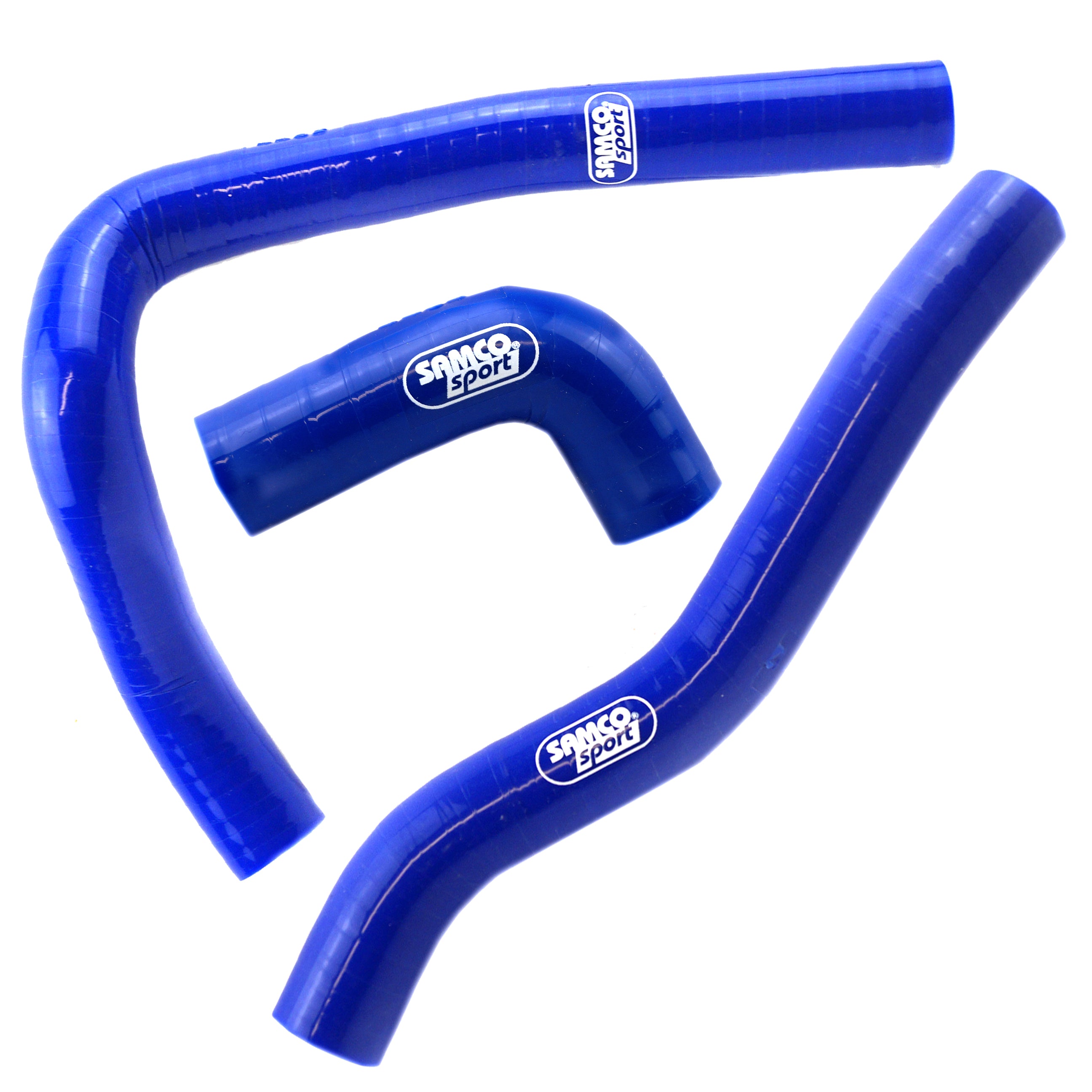 Samco Sport Coolant Hose 3 Piece Kit Blue 00-26 Kawasaki 65 KX Samco Sport Kaw-62-bu