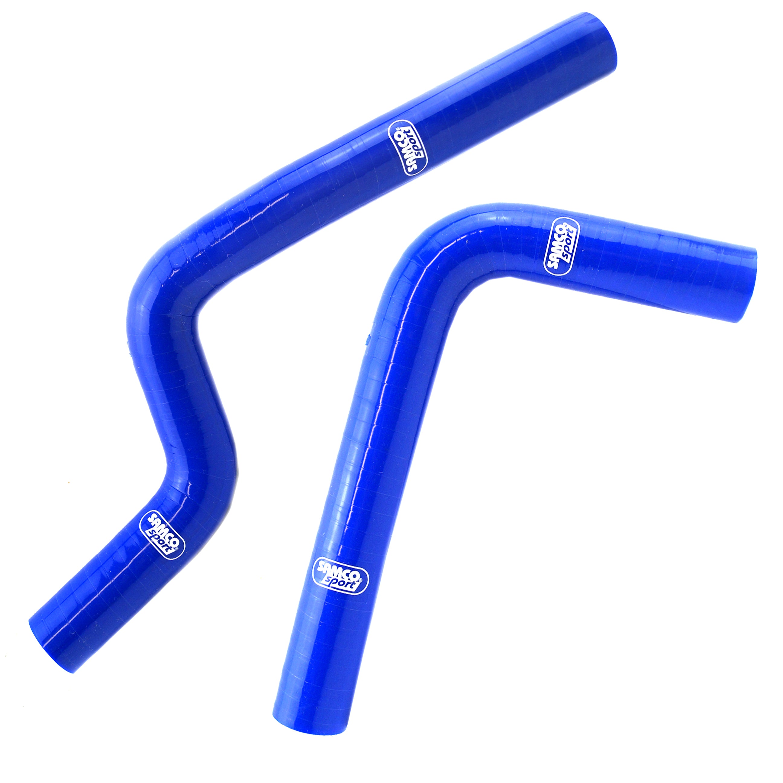 Samco Sport Coolant Hose 2 Piece Kit Blue 88-89 Kawasaki 125 KX Samco Sport Kaw-71-bu