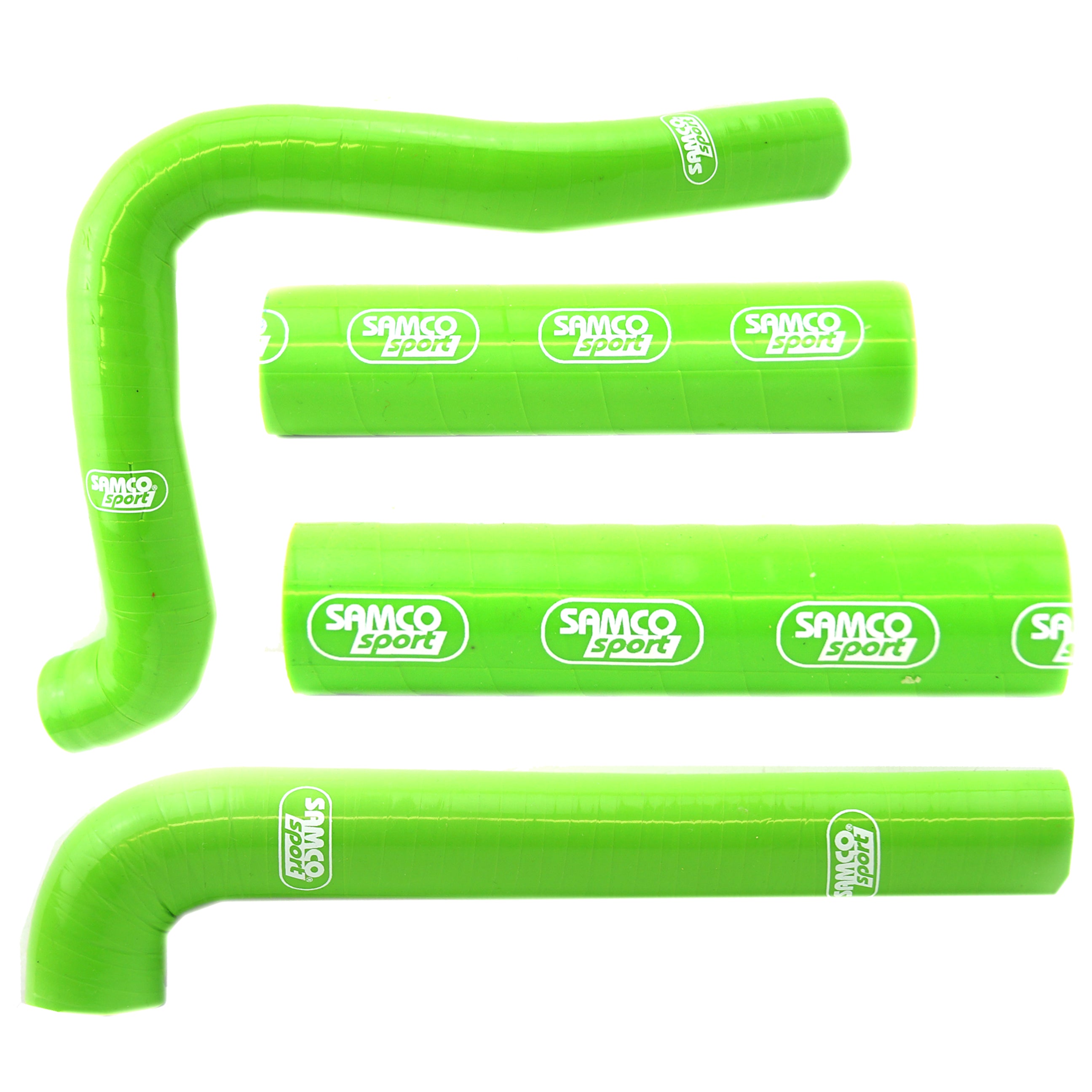 SAMCO SAMCO HOSE KIT KAWASAKI, 4 PIECE KIT, GREEN, KAW-82 GN