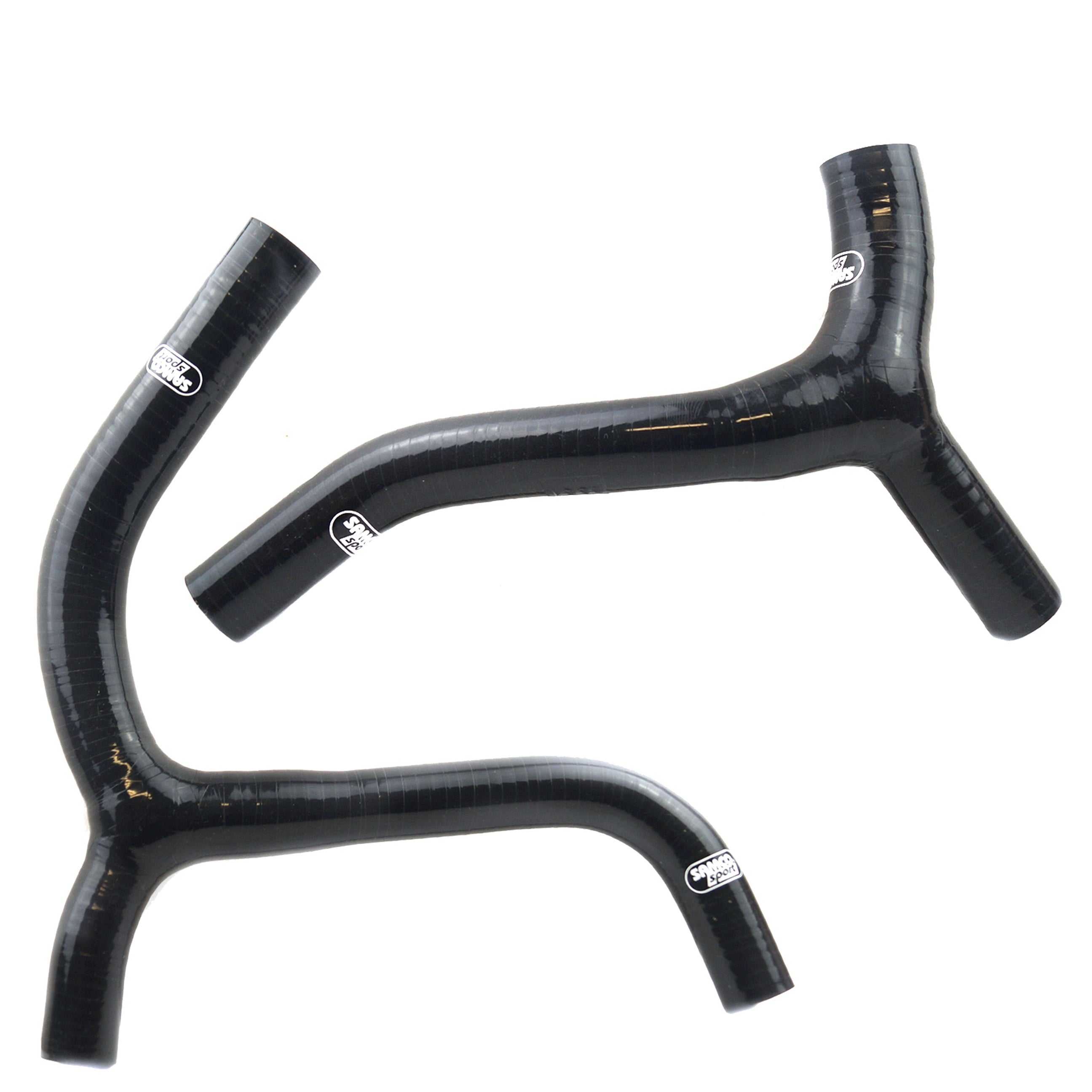 SAMCO Kawasaki KX 450 F 2019 - 2023 2 Piece Y-Piece Race Design   Silicone Radiator Coolant Hose Kit