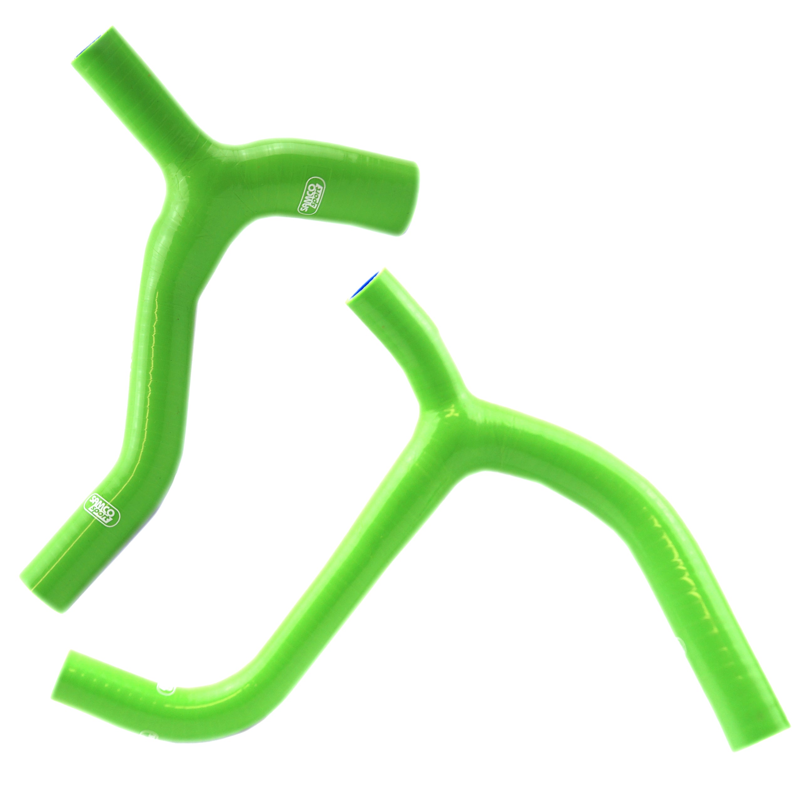 Samco Sport Coolant Hose 2 Piece Kit Green 19-23 Kawasaki 450 KX F Samco Sport Kaw-94-gn
