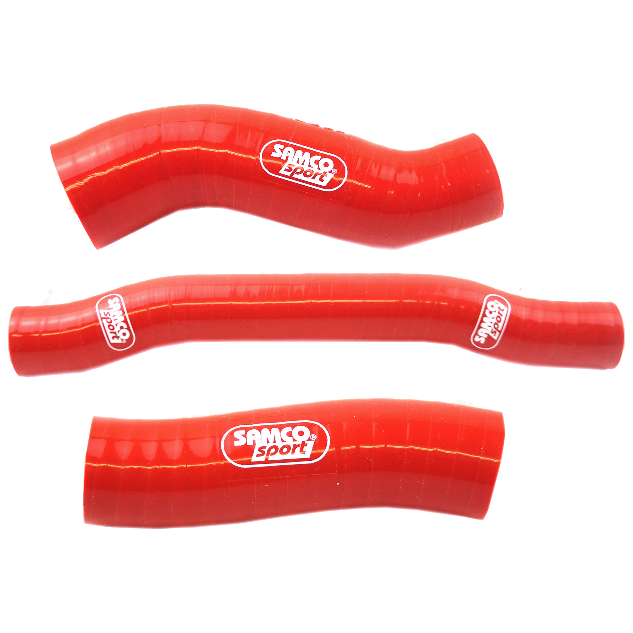 Samco Sport Coolant Hose 3 Piece Kit Red 19-23 Gas Gas Husqvarna KTM 250 300 Samco Sport KTM-104-rd
