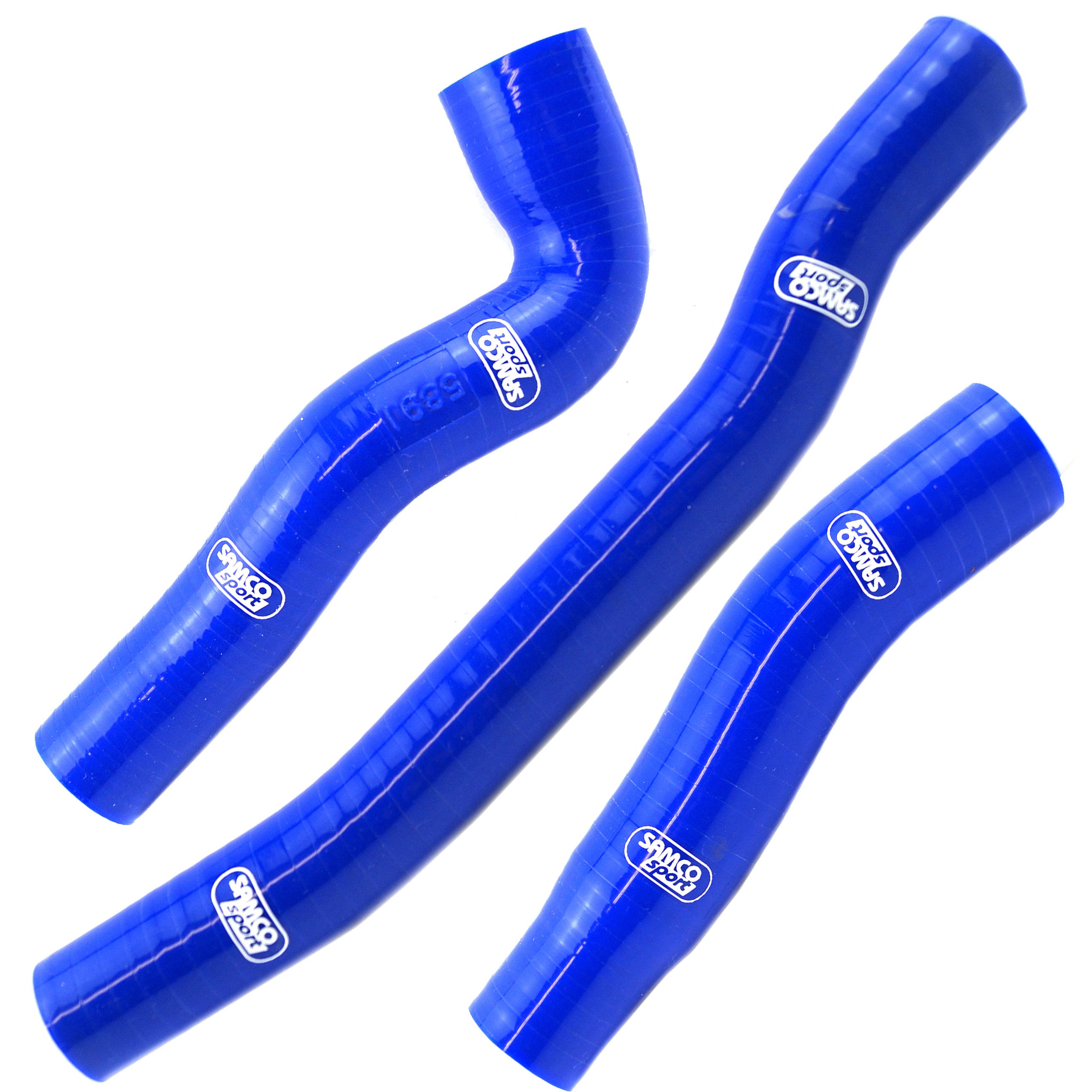 Samco Sport Coolant Hose 3 Piece Kit Blue 20-23 Husq KTM 150 EXC XC-w Tpi Thermo Bypass Samco KTM-121-bu