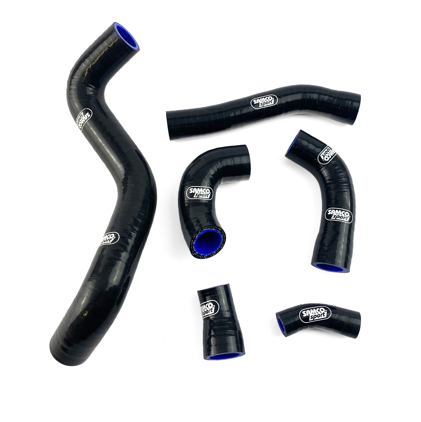 Samco Sport Coolant Hose 6 Piece Kit Black 20-23 Gas Husq KTM 350 Oem Design Samco KTM-125-bk