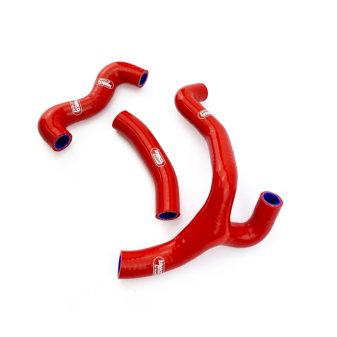 Samco Sport Coolant Hose 3 Piece Kit Red 12-23 Gas Gas Husqvarna KTM 50 MC TC Samco Sport KTM-45-rd
