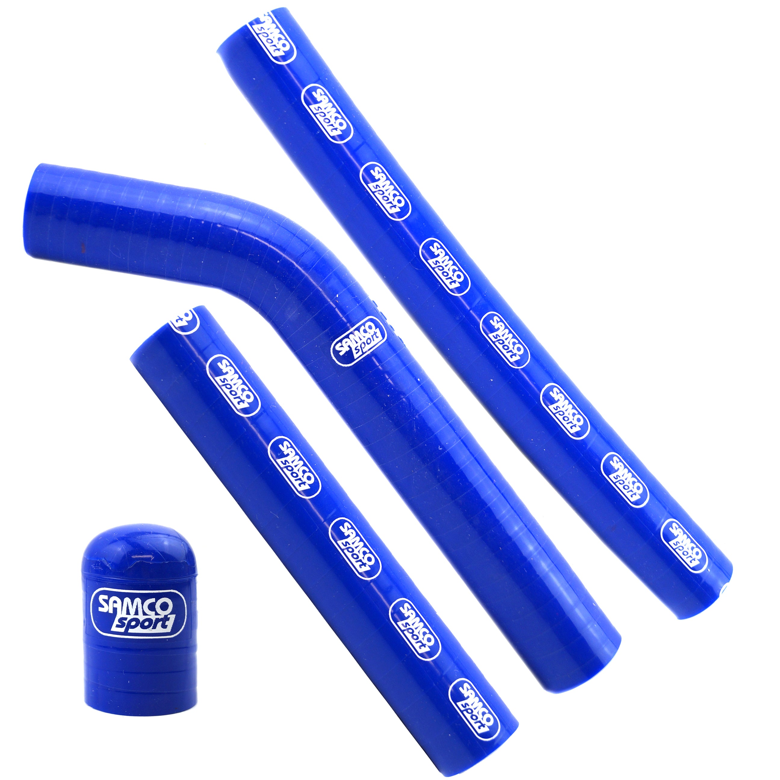 Samco Sport Coolant Hose 3 Piece Kit Blue 08-12 Husaberg KTM 125 200 Thermostat Bypass Samco KTM-49-bu