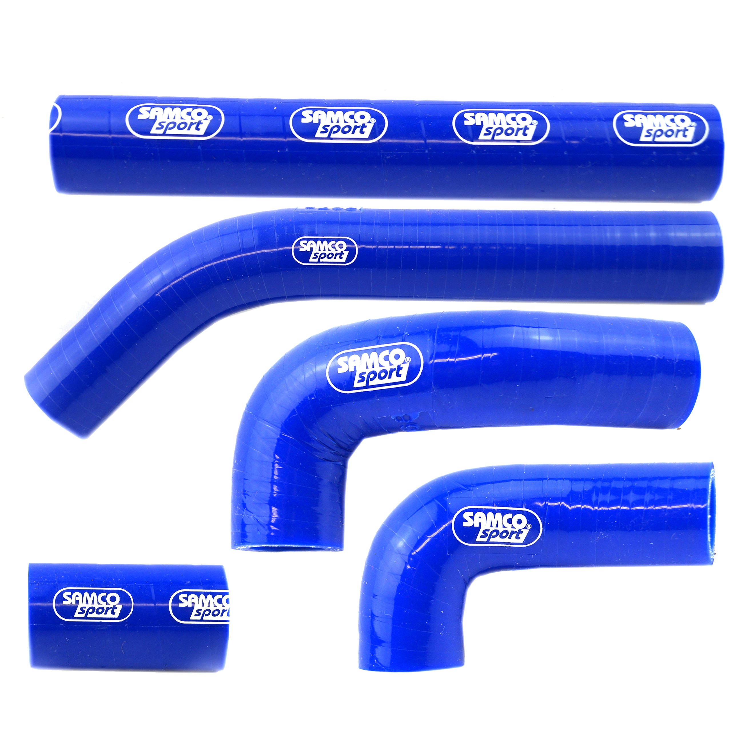 Samco Sport Coolant Hose 5 Piece Kit Blue 12-16 KTM Husqvarna 125 200 EXC Oem Design Samco KTM-70-bu