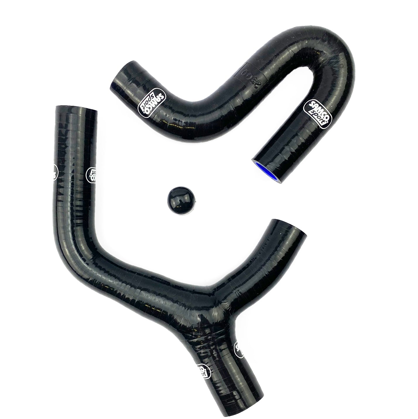 Samco Sport Coolant Hose 3 Piece Kit Black 08-11 KTM 400 450 530 EXC F R XC-w Thermo Bypass Samco KTM-23 Bk