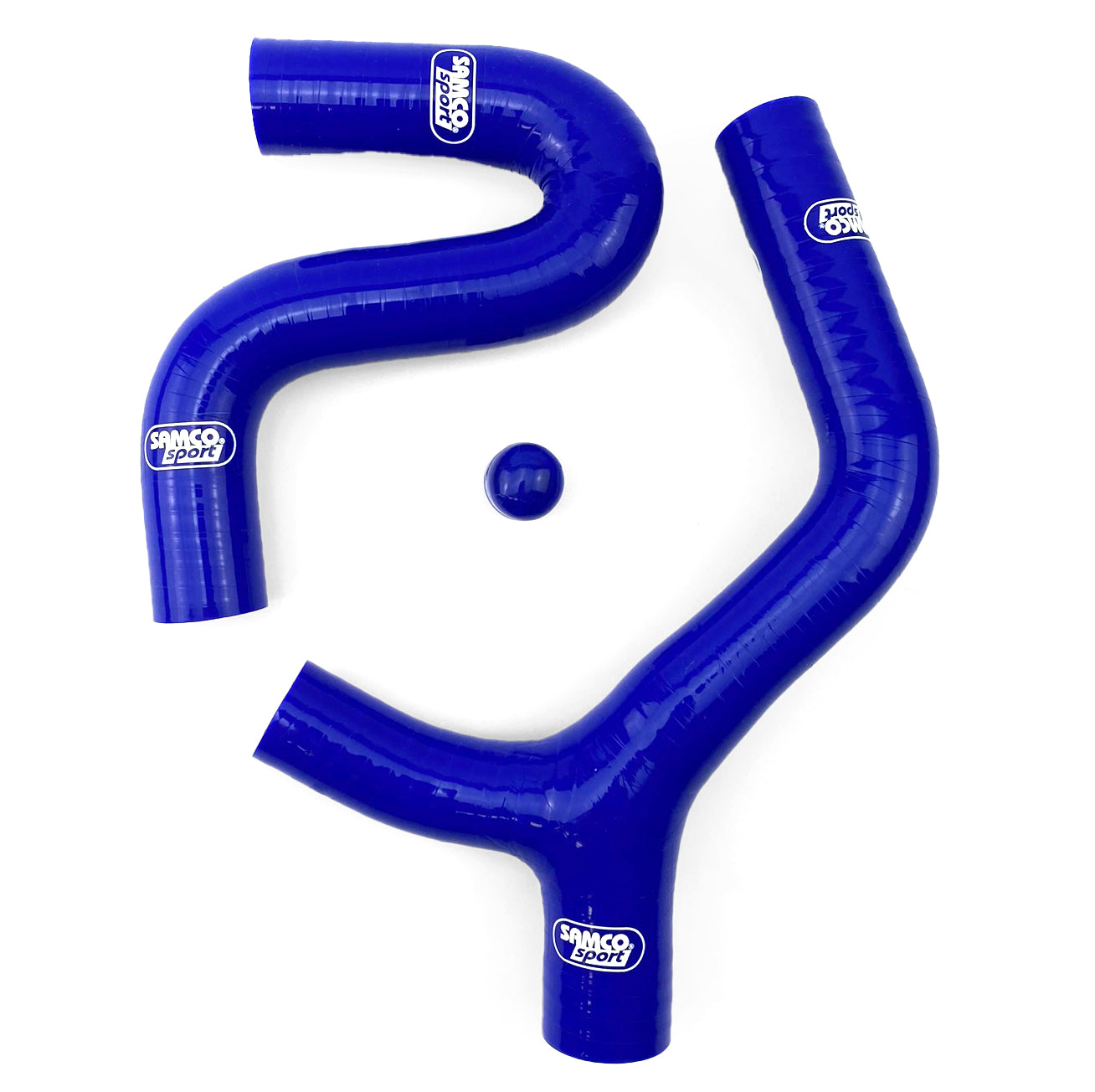 Samco Sport Coolant Hose 3 Piece Kit Blue 08-11 KTM 400 450 530 EXC XC-w F R Thermo Bypass Samco KTM-23 Bu