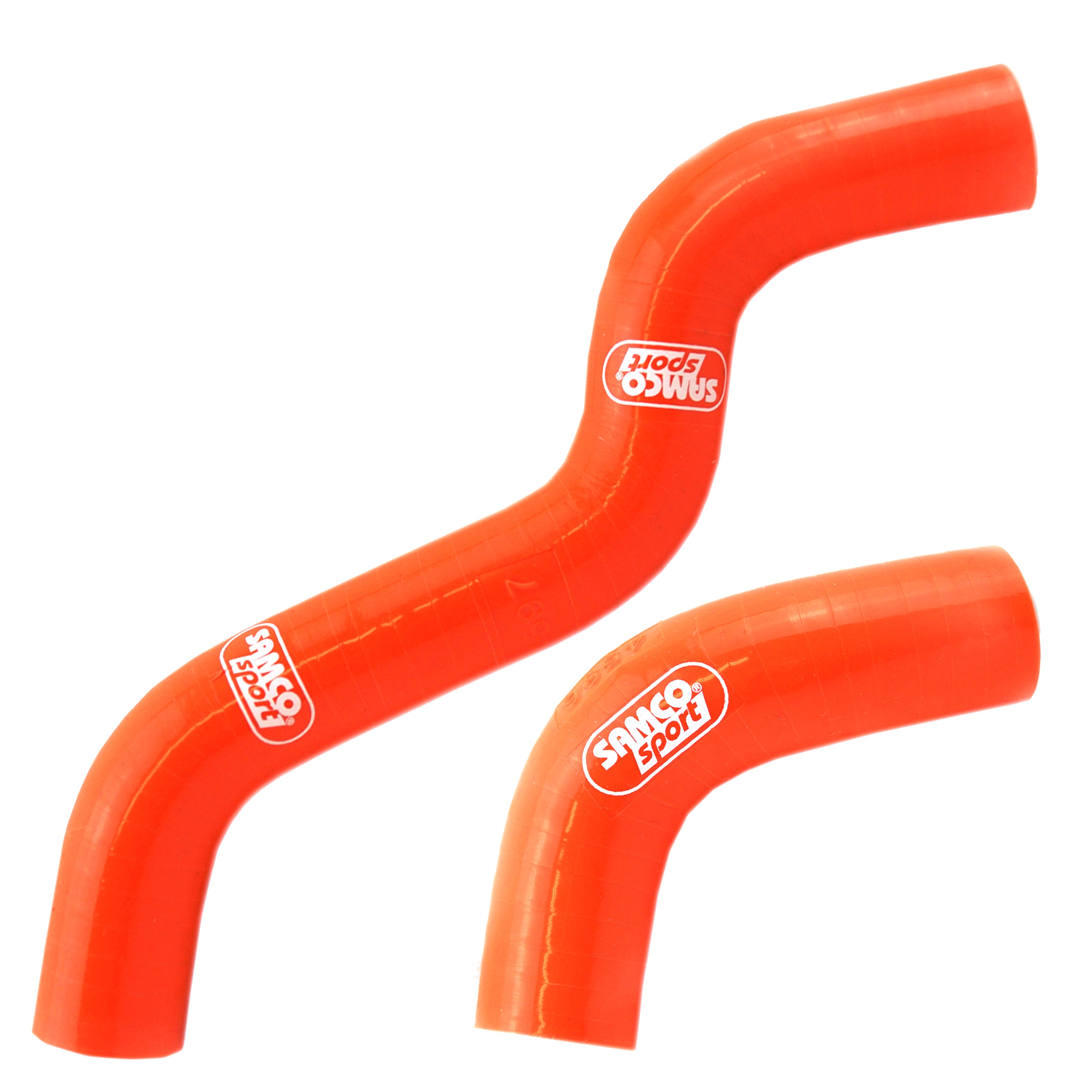 Samco Sport Coolant Hose 2 Piece Kit Orange 05-21 Montesa 250 260 300 301 4rt Rr Samco Sport Mon-1-or