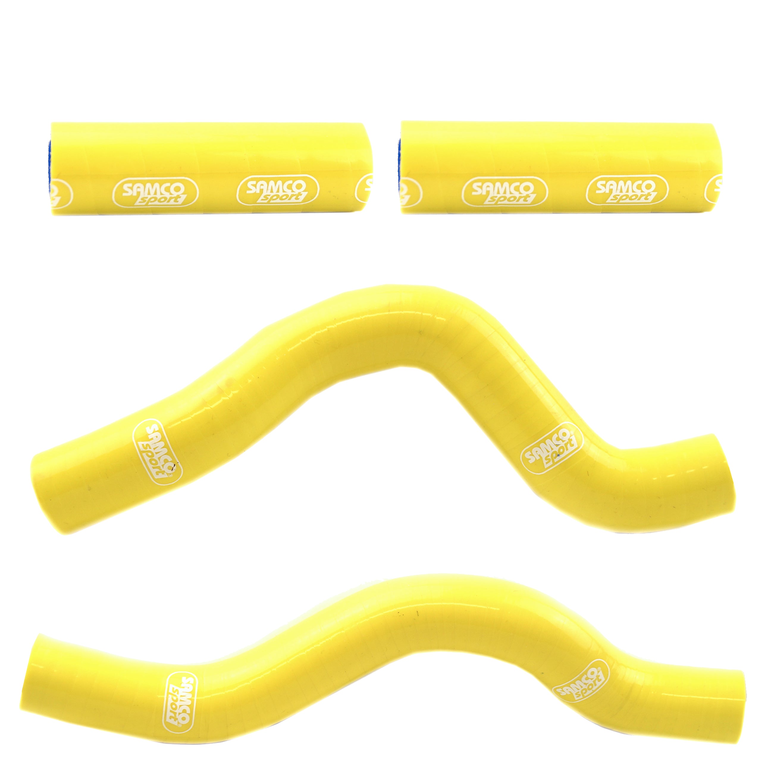 Samco Sport Coolant Hose 4 Piece Kit Yellow 01-12 Suzuki RM 250 Samco Sport Suz-36-ye