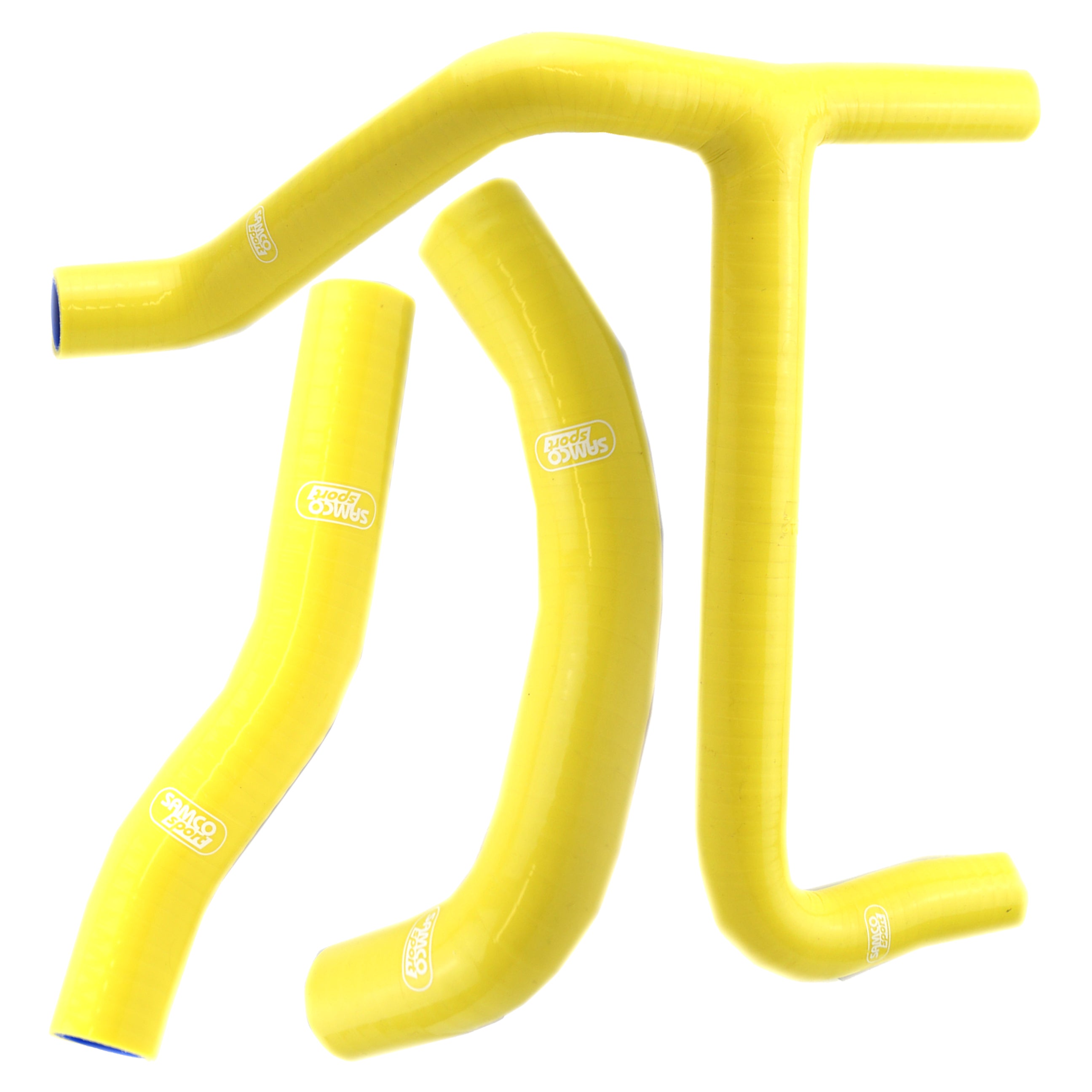 Samco Sport Coolant Hose 3 Piece Kit Yellow 10 Suzuki 250 RM Z 250 Samco Sport Suz-37-ye