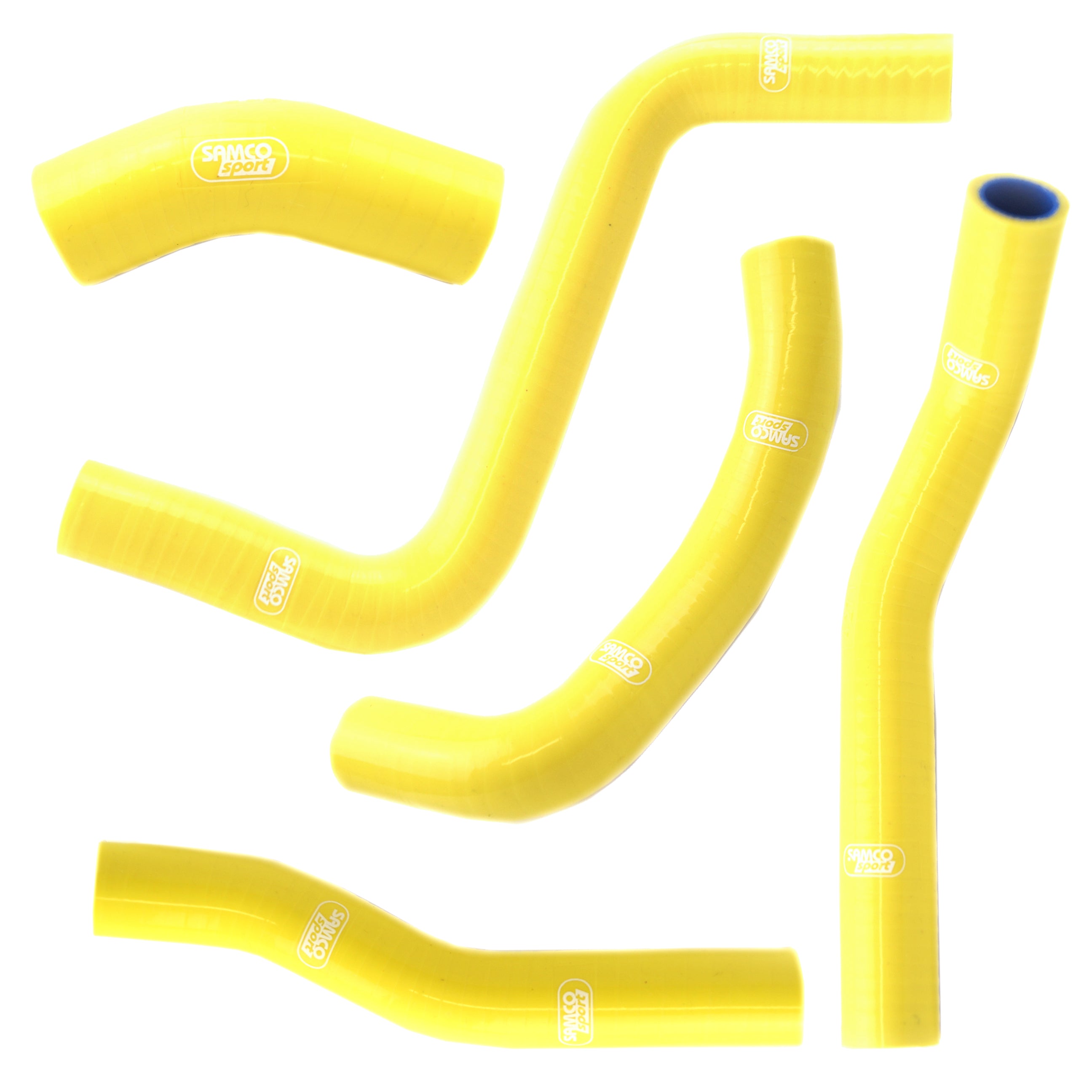 Samco Sport Coolant Hose 5 Piece Kit Yellow 11-12 Suzuki 250 RM Z Samco Sport Suz-46-ye
