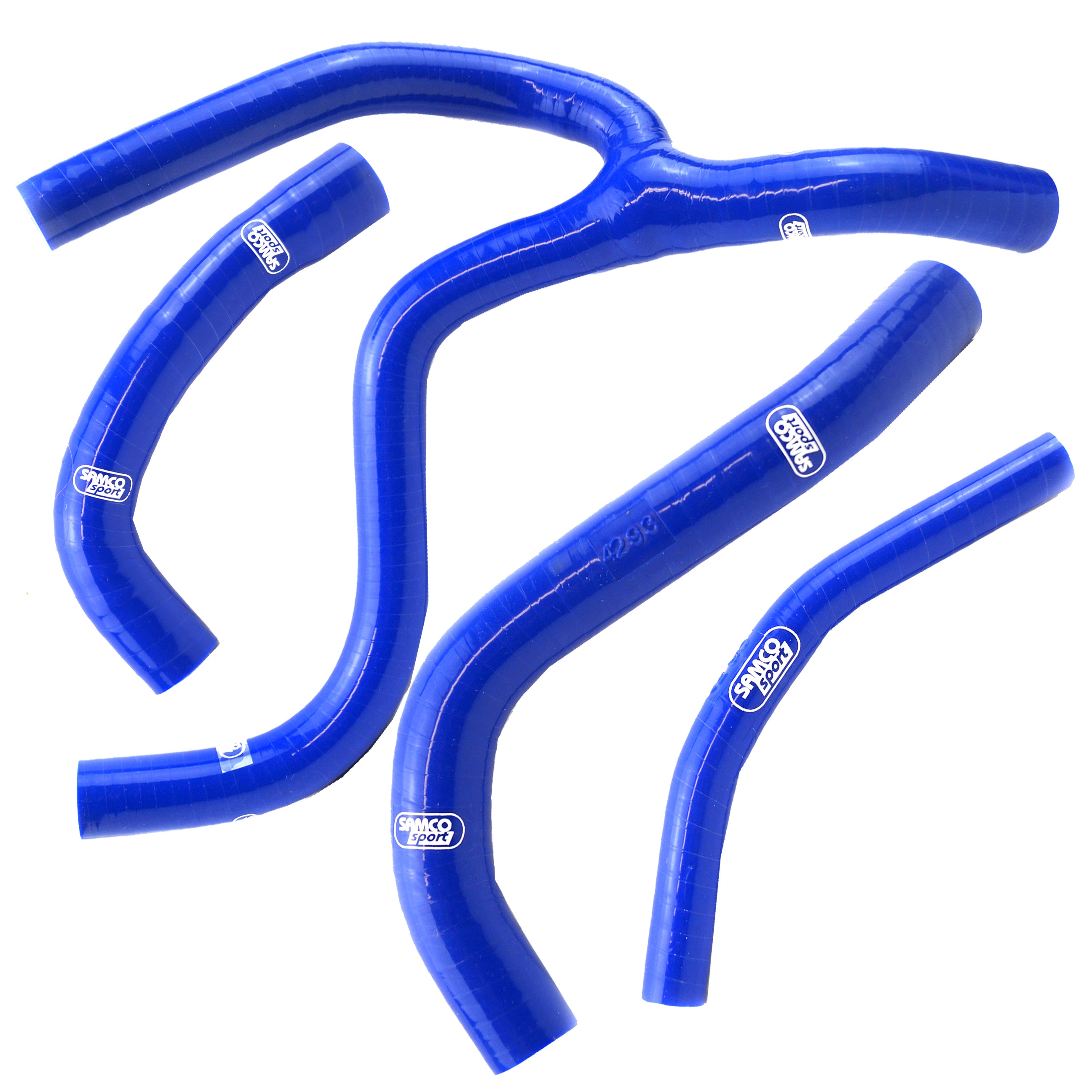 Samco Sport Coolant Hose 4 Piece Kit Blue 13-18 Suzuki RM Z 250 'y' Race Design Samco Sport Suz-47-bu