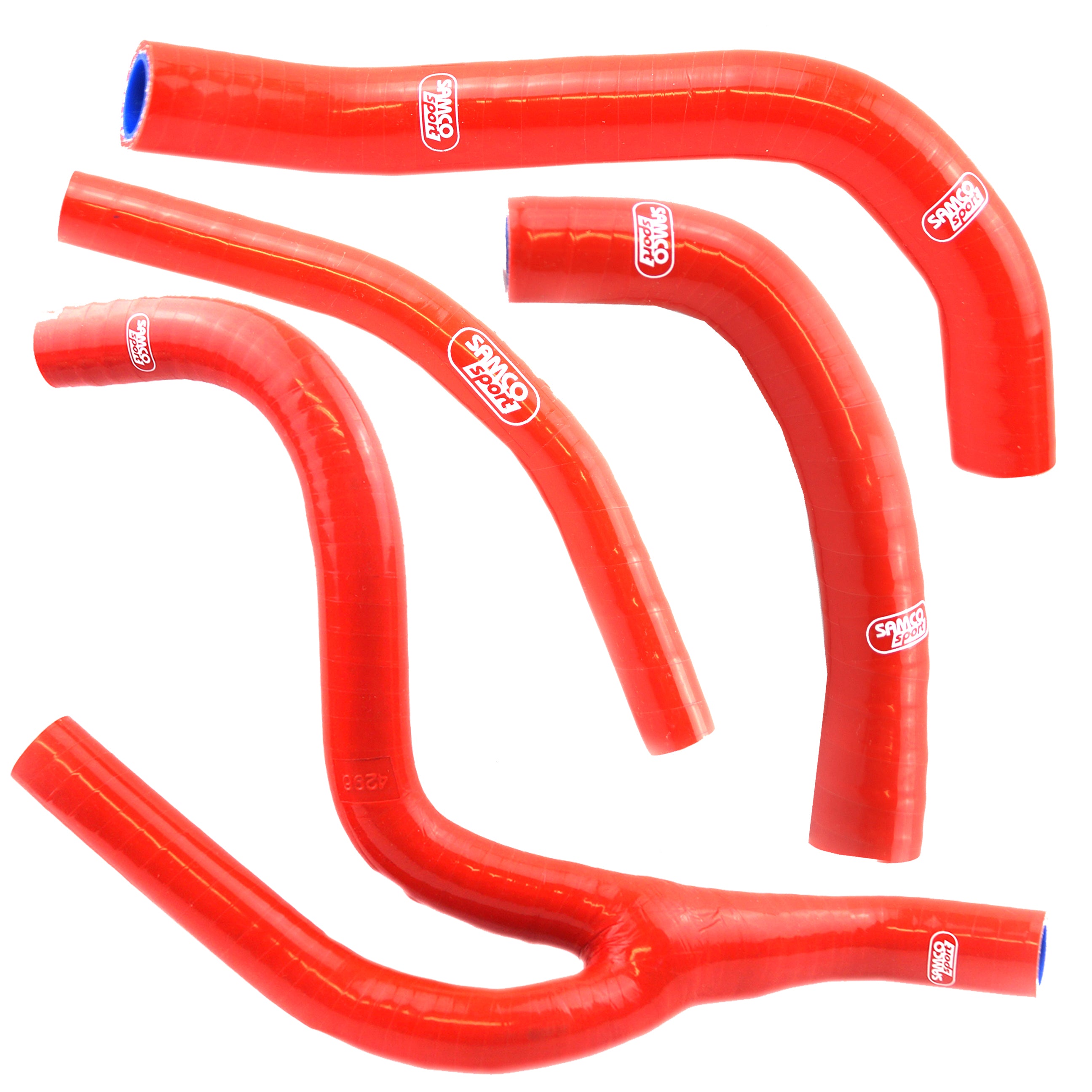 Samco Sport Coolant Hose 4 Piece Kit Red 13-18 Suzuki 250 RM Z 'y' Race Design Samco Sport Suz-47-rd