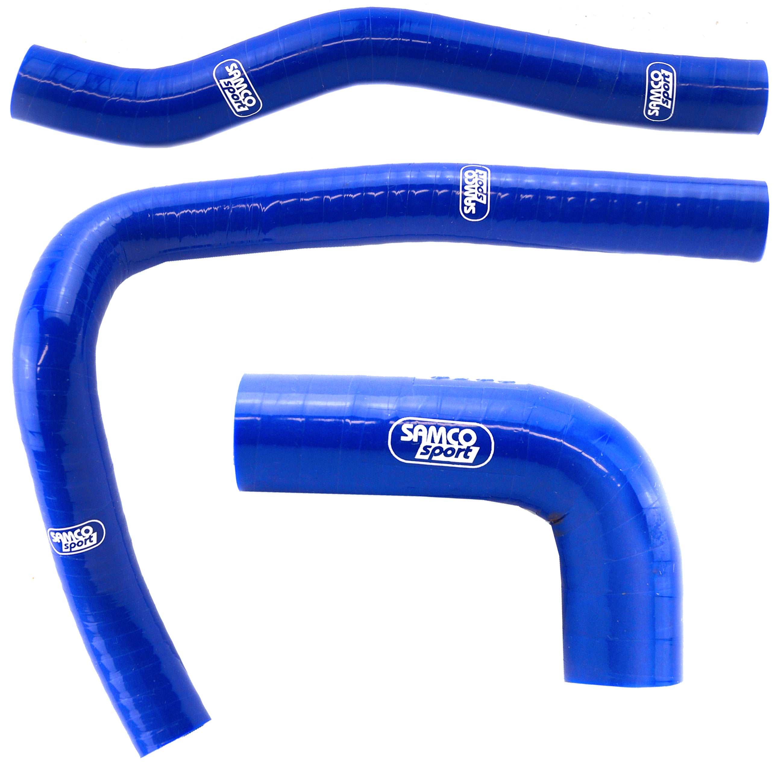 Samco Sport Coolant Hose 3 Piece Kit Blue 00-05 Suzuki RM 65 Samco Sport Suz-50-bu
