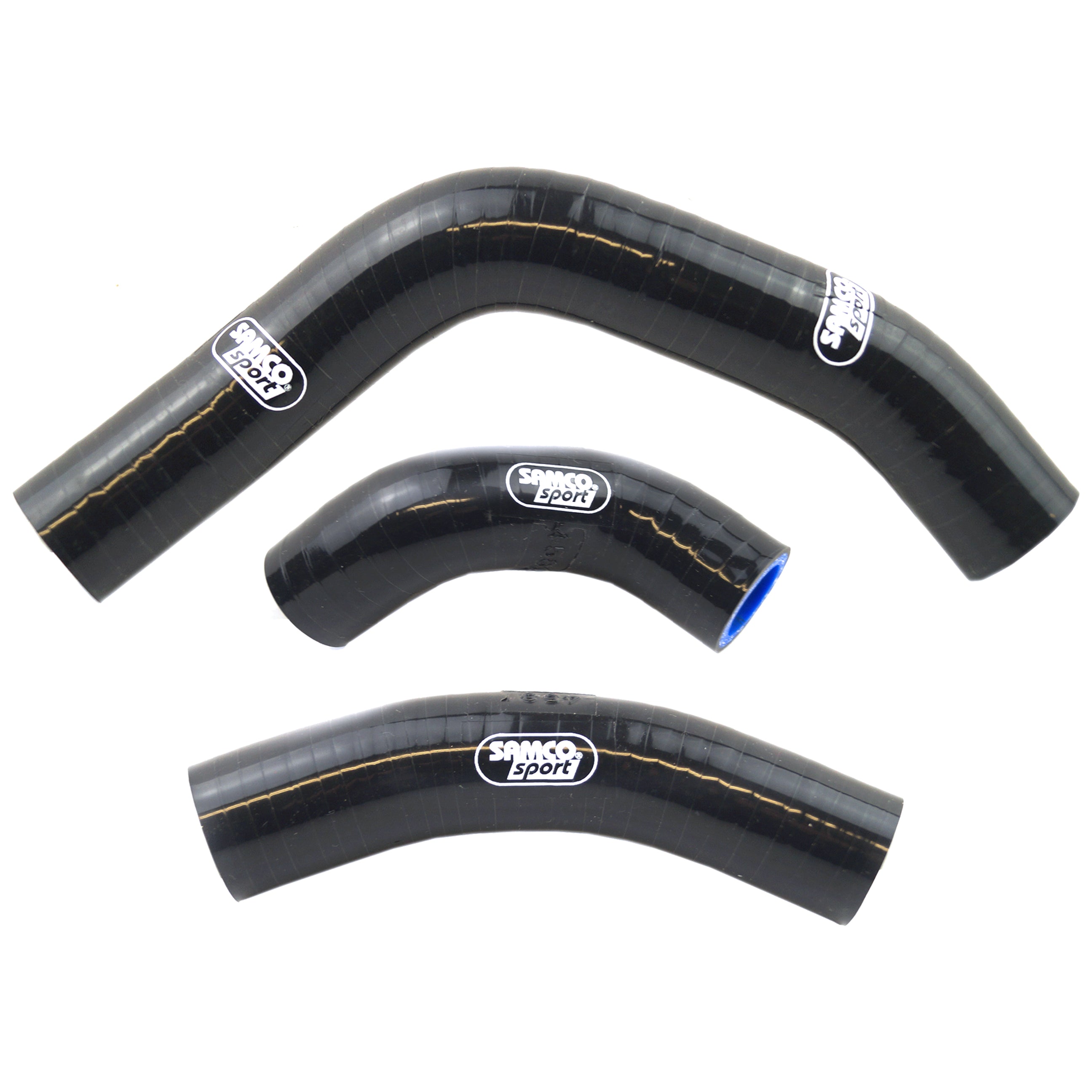 Samco Sport Coolant Hose 3 Piece Kit Black 89-90 Suzuki 250 RM Samco Sport Suz-52-bk