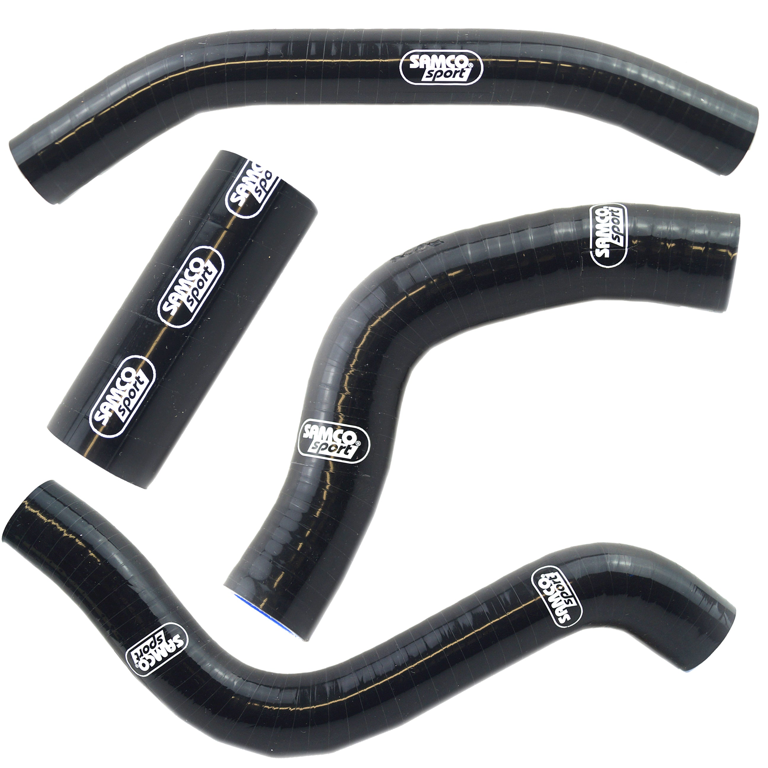 Samco Sport Coolant Hose 4 Piece Kit Black 91-92 Suzuki 250 RM Samco Sport Suz-55-bk
