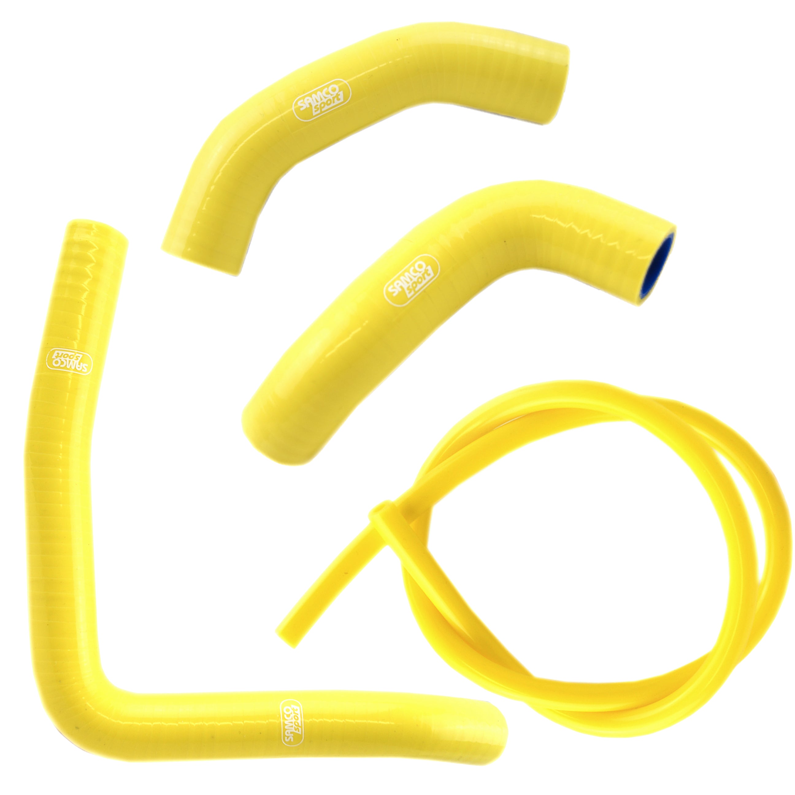 Samco Sport Coolant Hose 4 Piece Kit Yellow 86-87 Suzuki RM 250 Samco Sport Suz-58-ye