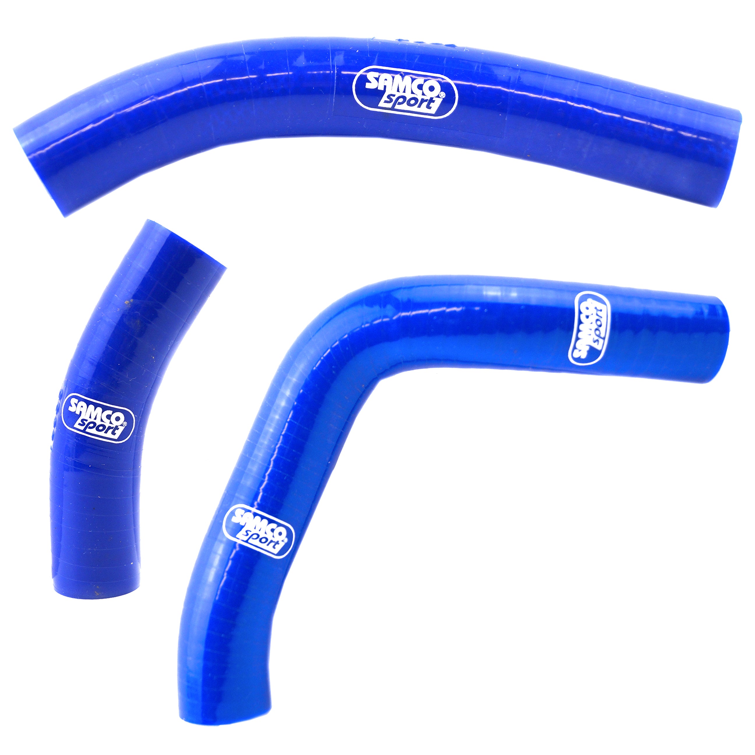 Samco Sport Coolant Hose 3 Piece Kit Blue 88 Suzuki 250 RM 250 Samco Sport Suz-59-bu