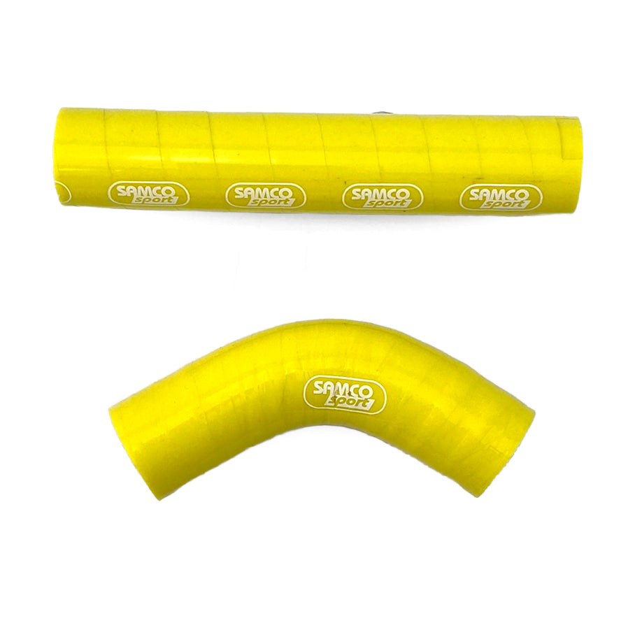 Samco Sport Coolant Hose 2 Piece Kit Yellow 16-25 Trs 125 250 280 300 One Raga Samco Sport Trs-1-ye