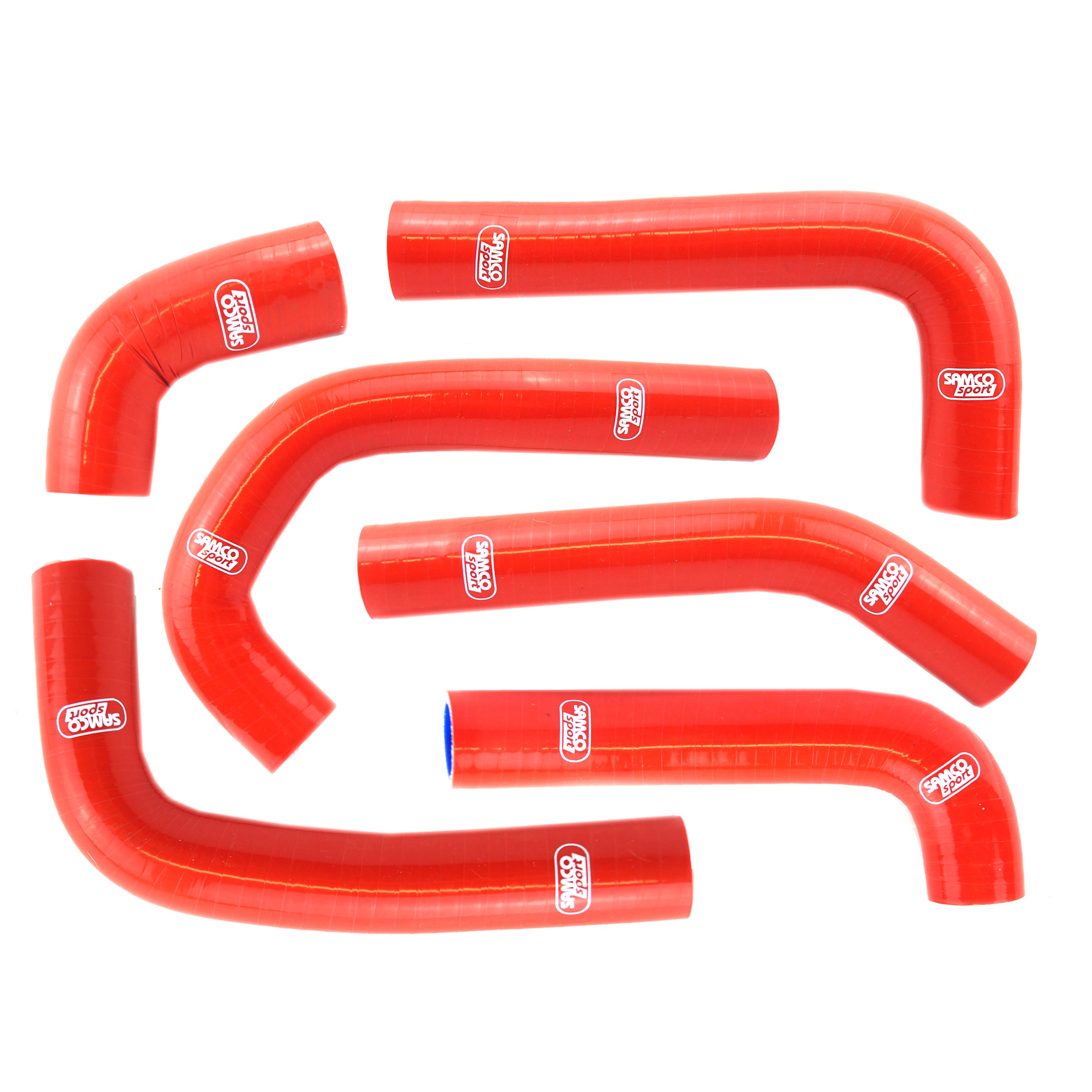 Samco Sport Coolant Hose 6 Piece Kit Red 04-08 Vor 450 MX Samco Sport Vor-1-rd