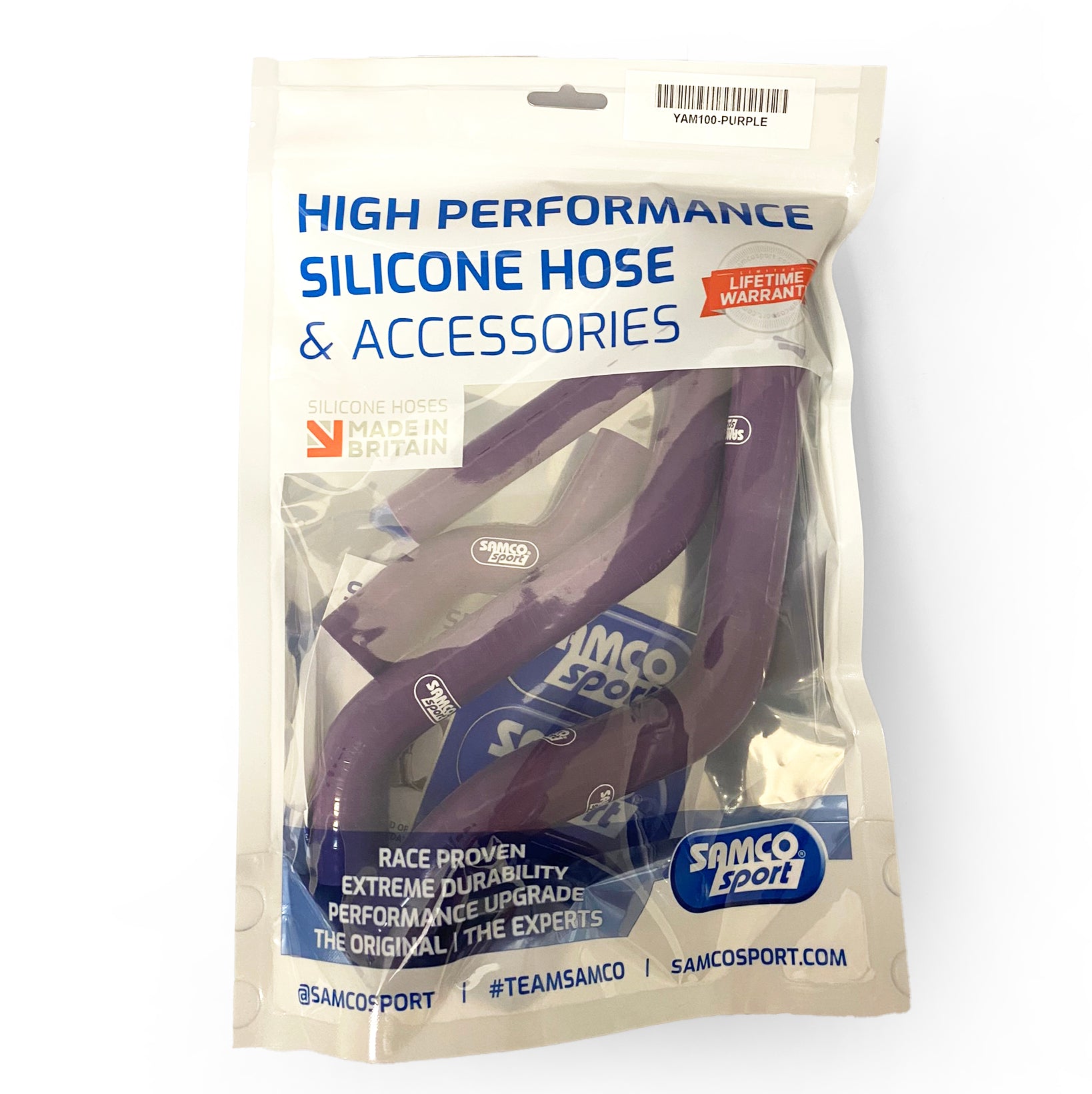 Samco Sport Coolant Hose 4 Piece Kit Purple Yamaha 250 YZF/wrf Samco Sport Yam-100-pu