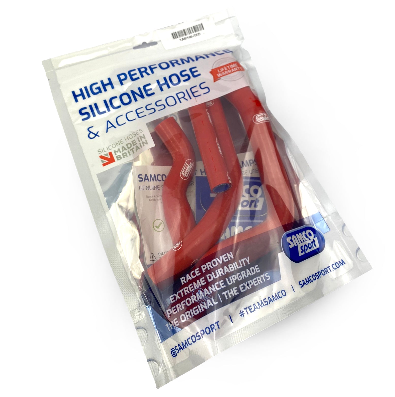 Samco Sport Coolant Hose 4 Piece Kit Red Yamaha 250 YZF/wrf Samco Sport Yam-100-rd