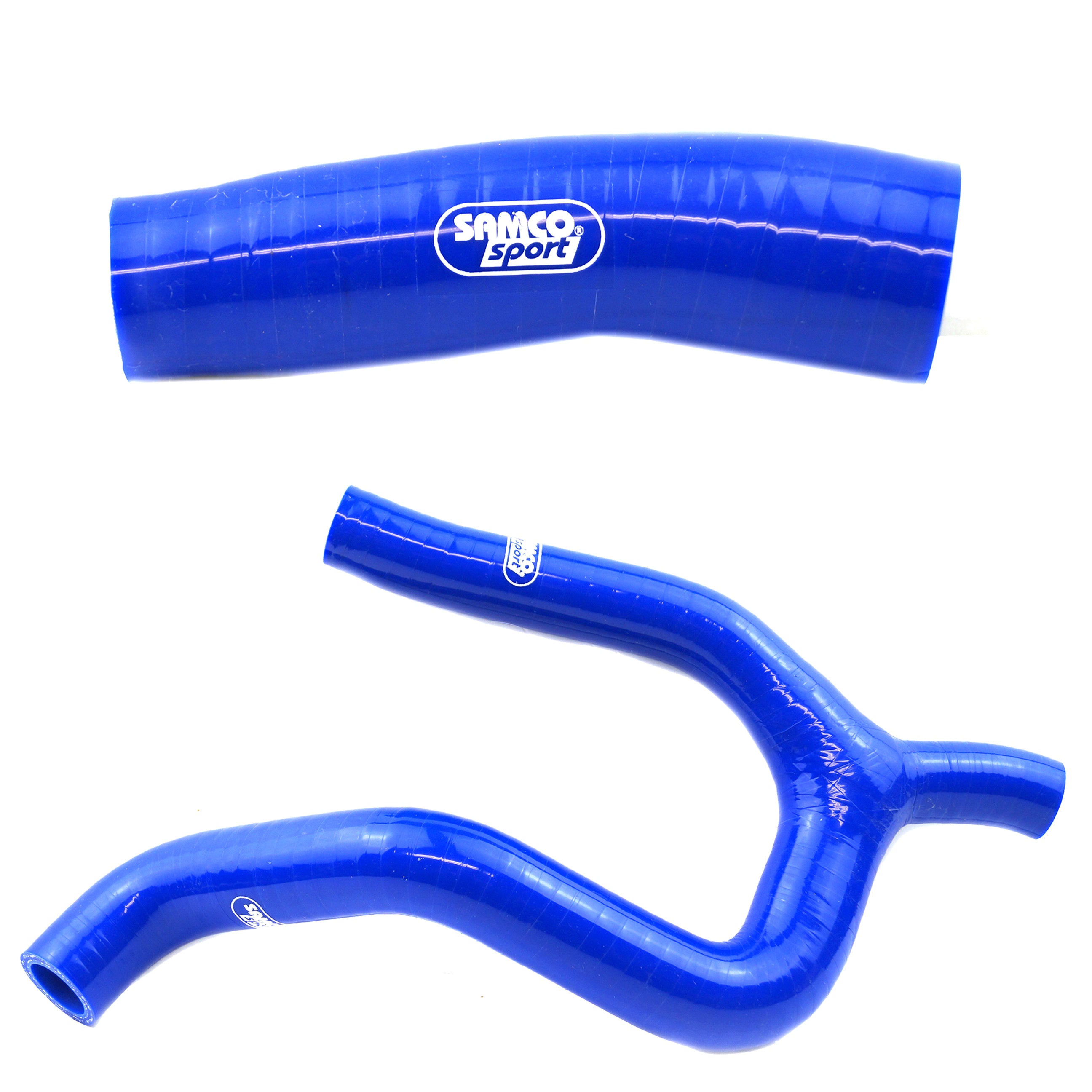 Samco Sport Coolant Hose 2 Piece Kit Blue 19-23 KTM Husq Gas 250 350 'y' Race Design Samco KTM-106-BU