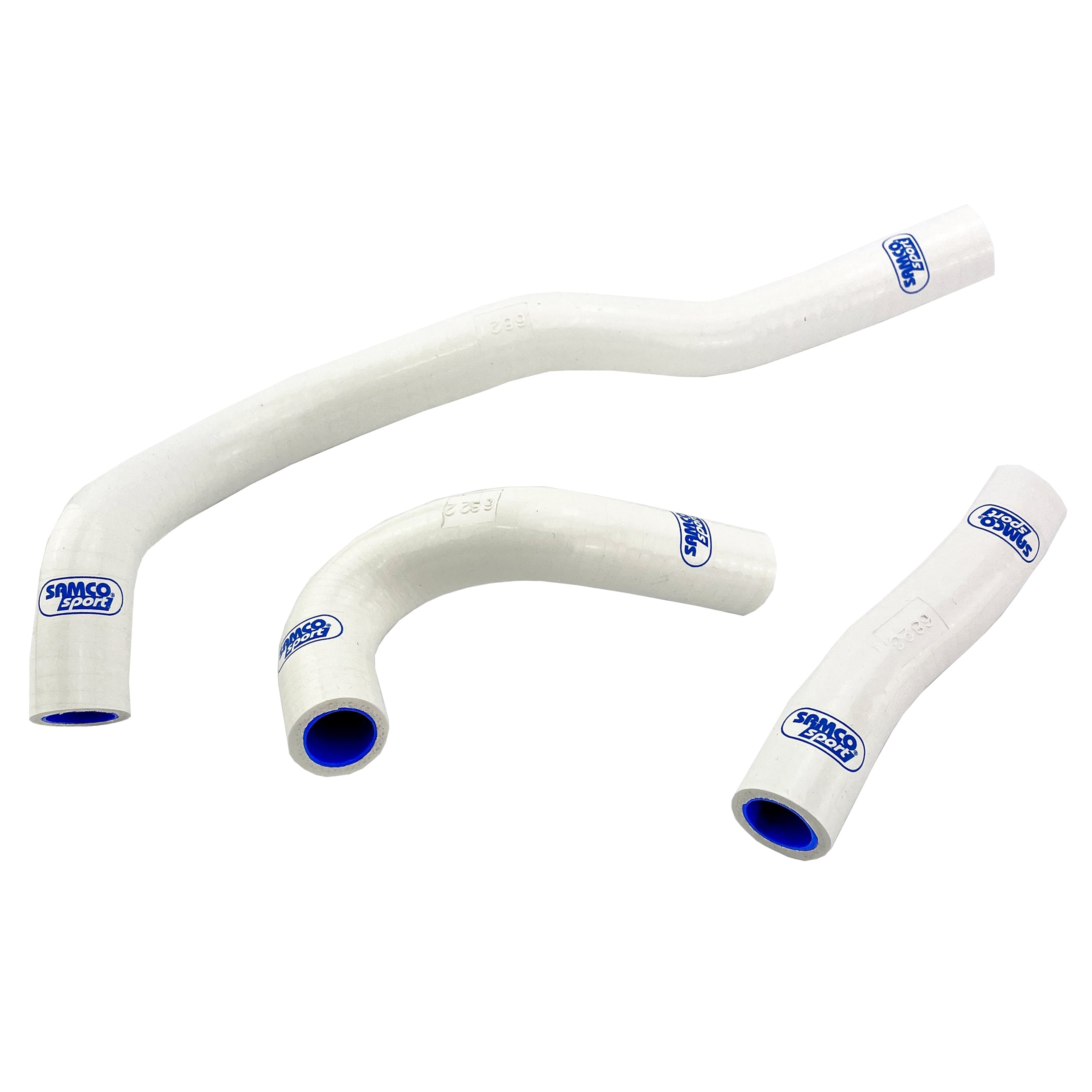 Samco Sport Coolant Hose 3 Piece Kit White Stark Varg EX MX OEM Design Samco Sport STA-1-WH
