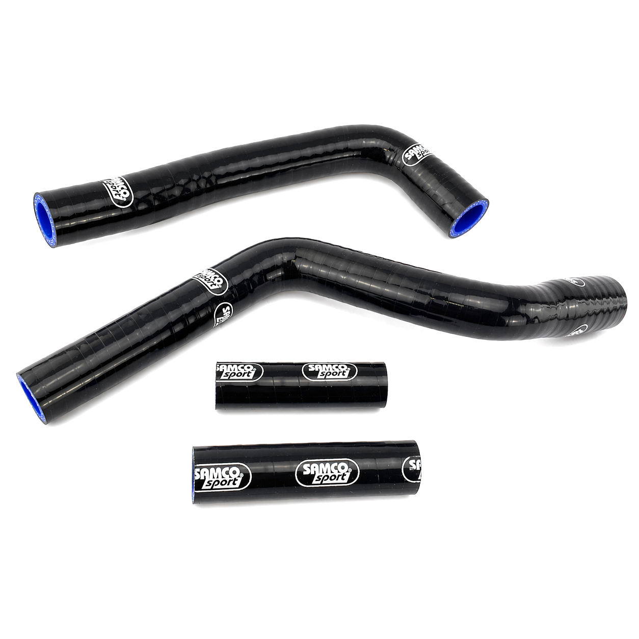 Samco Sport Coolant Hose 4 Piece Kit Black 2002-2026 Yamaha 125 YZ Samco Sport Yam-29-Bk